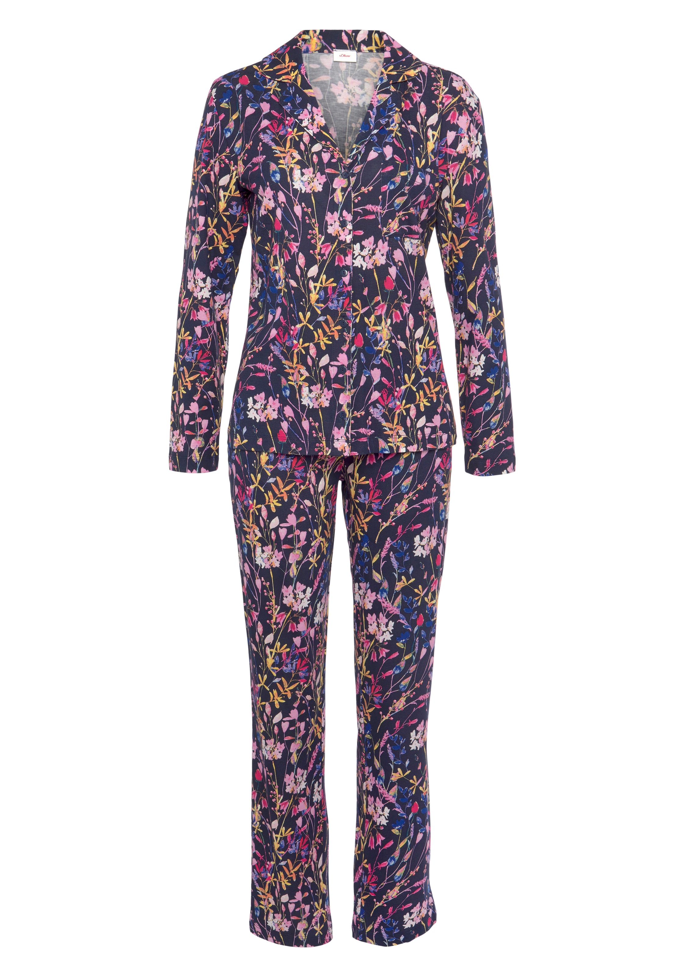 s.Oliver Pyjama, (2 tlg.), im klassischen Stil online kaufen | I'm walking