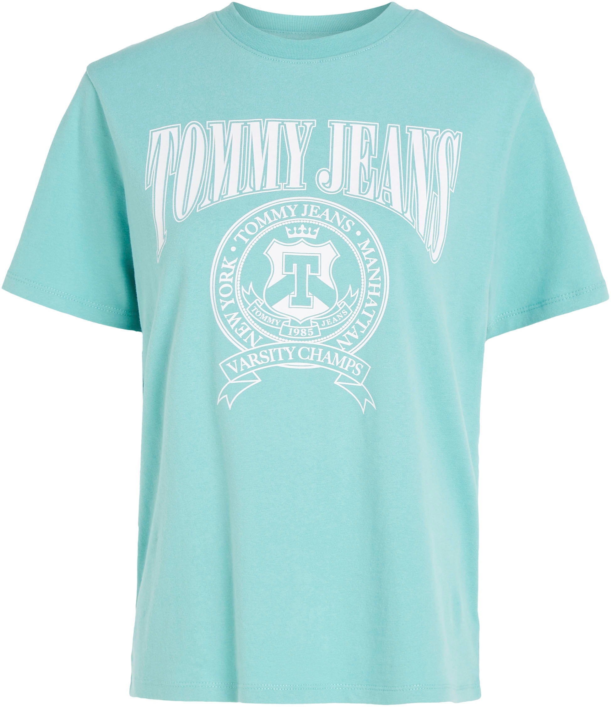 Frontdruck mit Jeans | RLX Tommy Tommy TEE«, Kurzarmshirt walking I\'m »TJW VARSITY großem bestellen Jeans SS