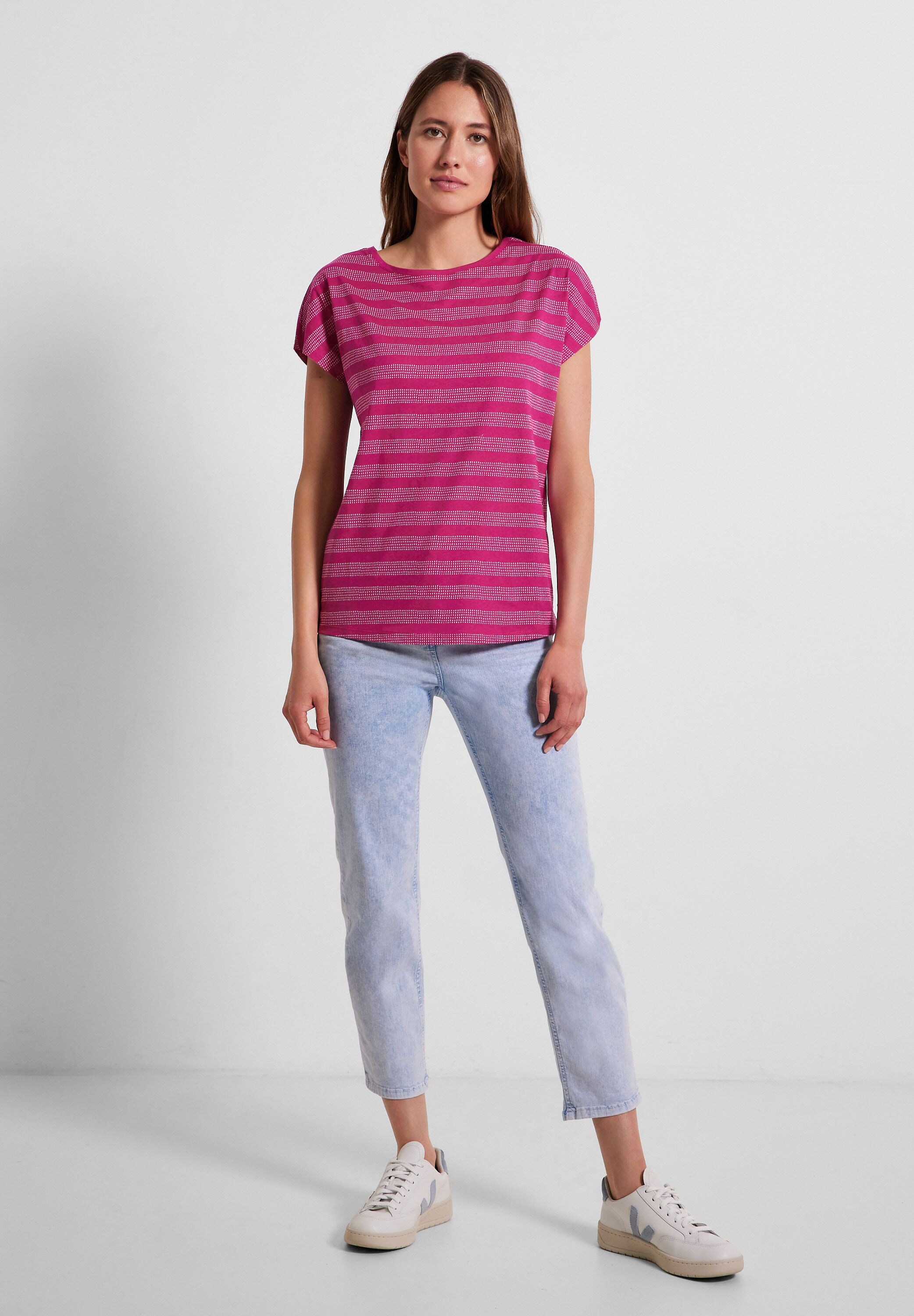 Cecil T-Shirt, mit überschnittener an Schulter Ärmeln kurzen shoppen