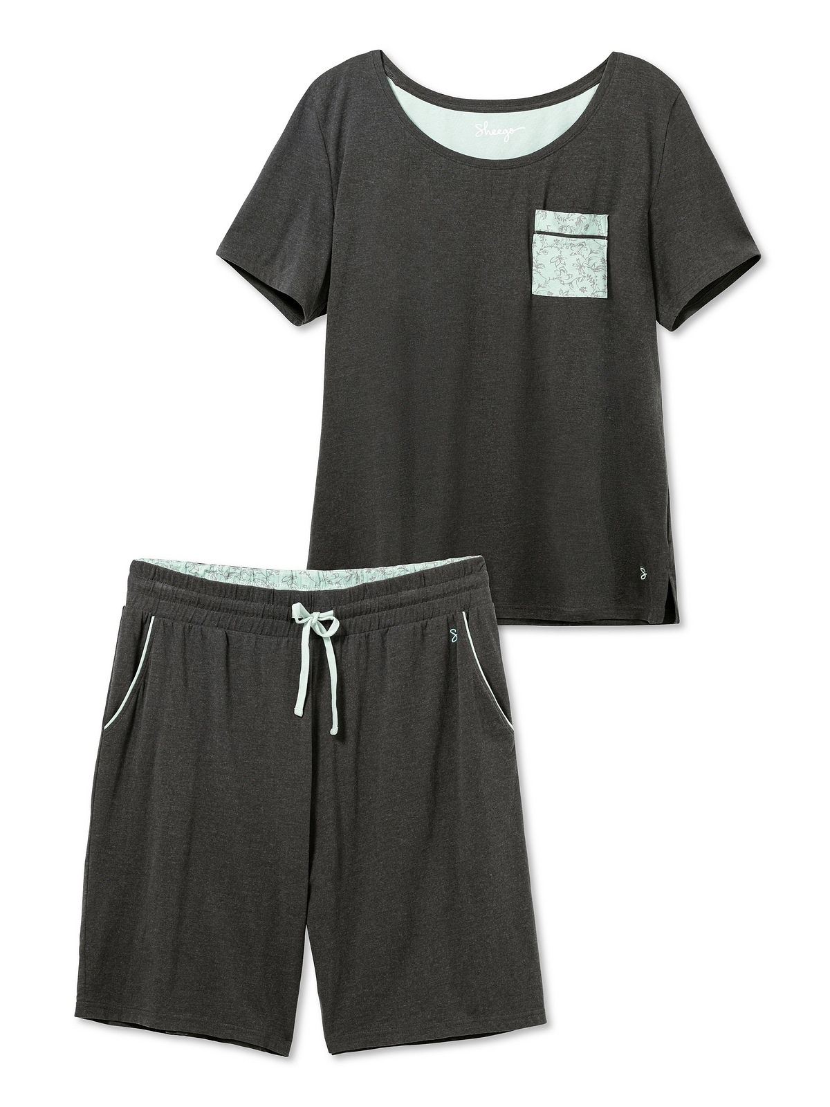 Sheego Shorty »Große Größen«, (Set), mit Shirt und kurzer Hose shoppen |  I'm walking Online Shop