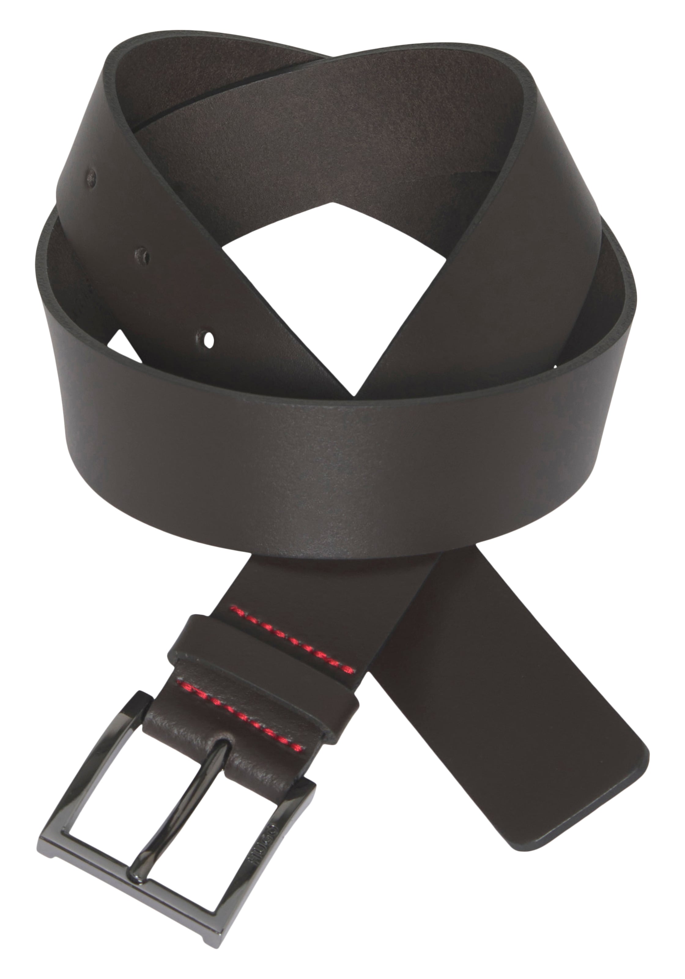 HUGO Ledergürtel mit kontrastfarbenen walking Metallschliesse und Nähten bestellen | I\'m »Geek_Sz35«, dezenter