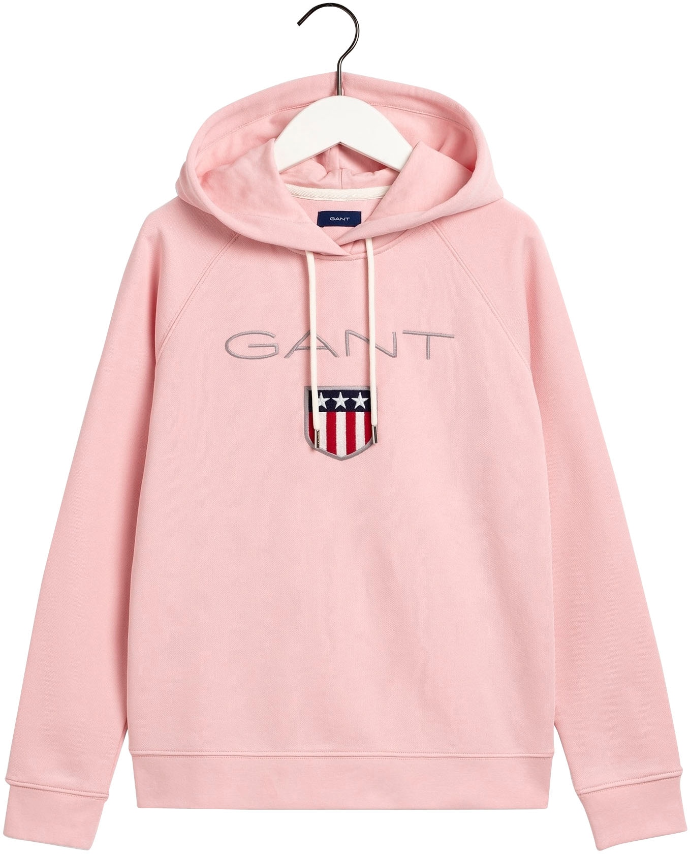 Gant Sweatshirt »GANT HOODIE«, vorne großer mit SWEAT Label-Applikation shoppen SHIELD