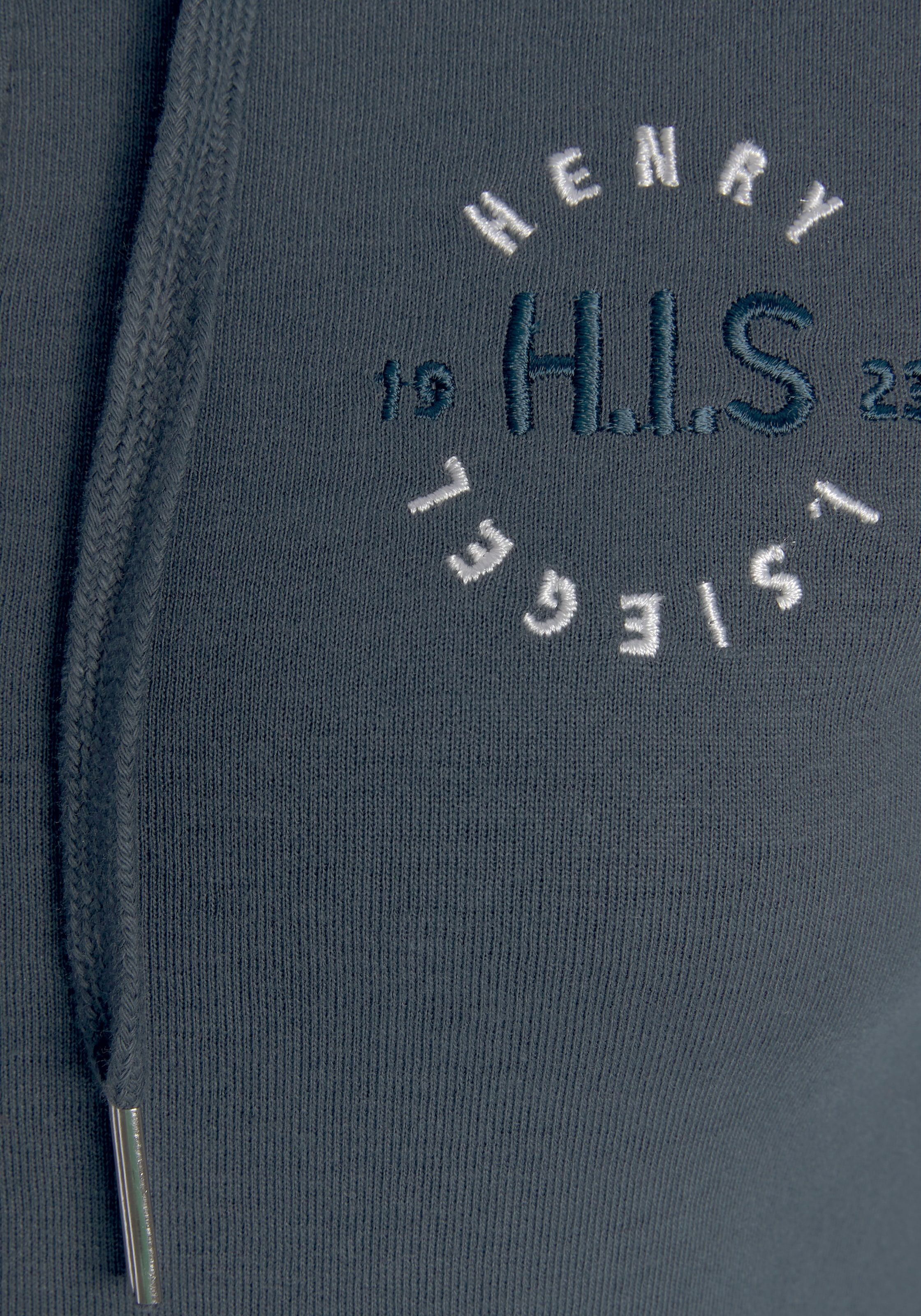 H.I.S Kapuzensweatjacke, mit kleiner Markenstickerei, online Loungeanzug und seitlichem Piping