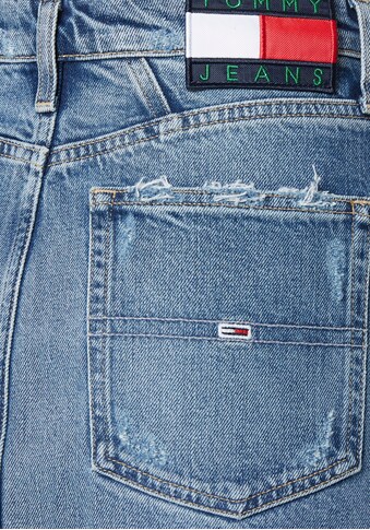 Tommy Jeans Jeansrock »MOM DNM SKIRT CE737«, mit leichten Destroyed Effekten & Tommy... kaufen