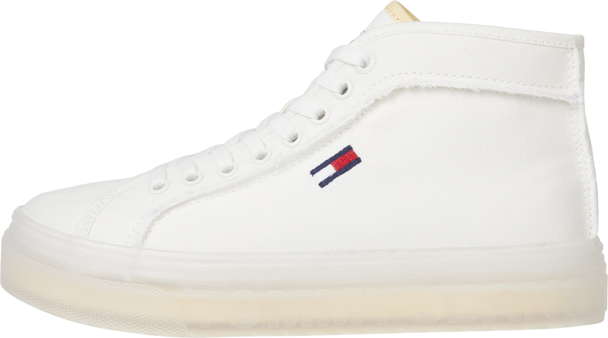 Tommy Jeans Plateausneaker »TOMMY JEANS MID SIREN FLATFORM«, mit gestickter Logofagge kaufen
