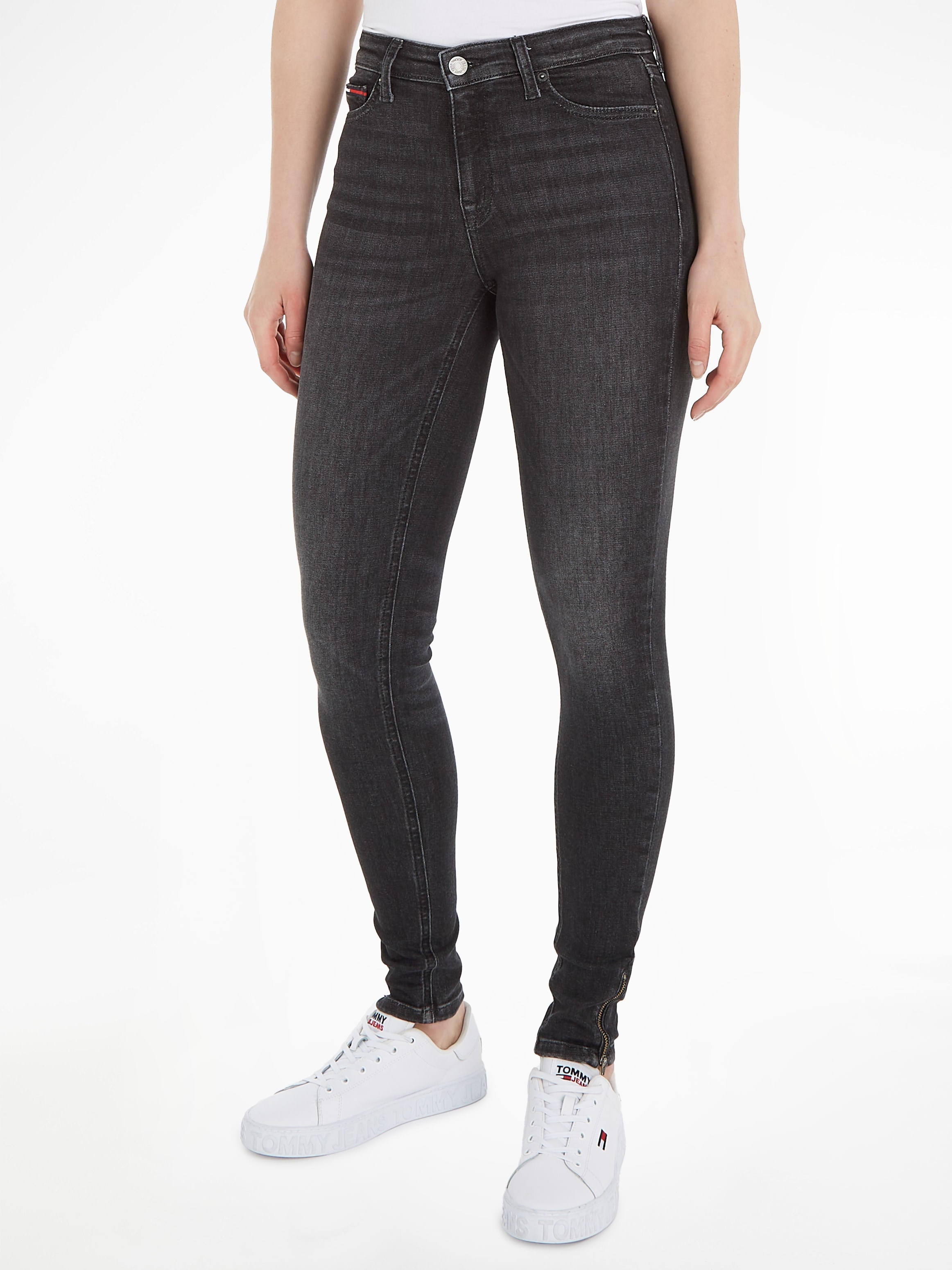 Tommy Jeans Skinny-fit-Jeans, mit Logobadge walking | I\'m und shoppen Logostickerei