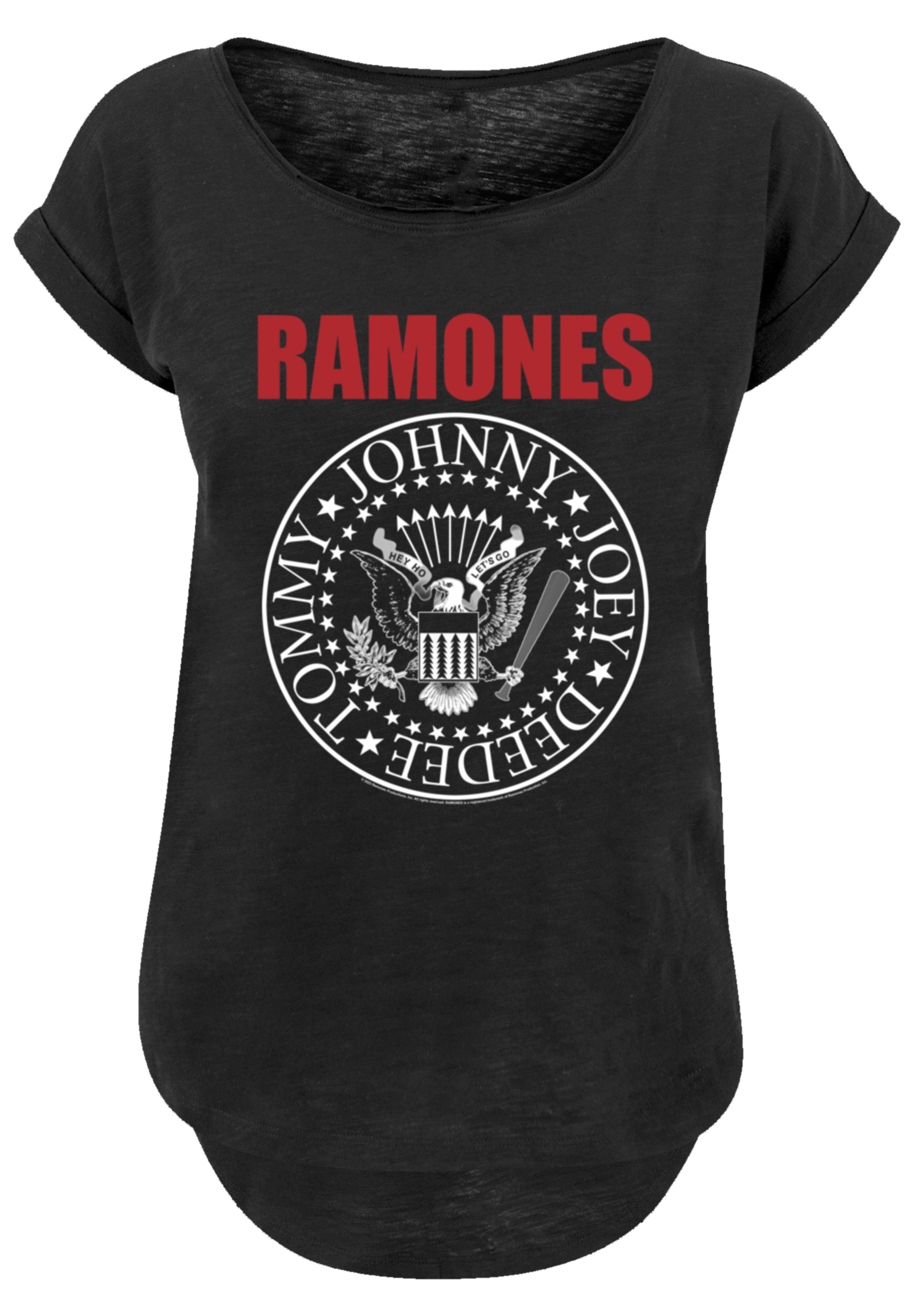 Rock-Musik Seal«, Qualität, Musik | »Ramones Premium I\'m Red Rock Band, walking Band T-Shirt F4NT4STIC Text