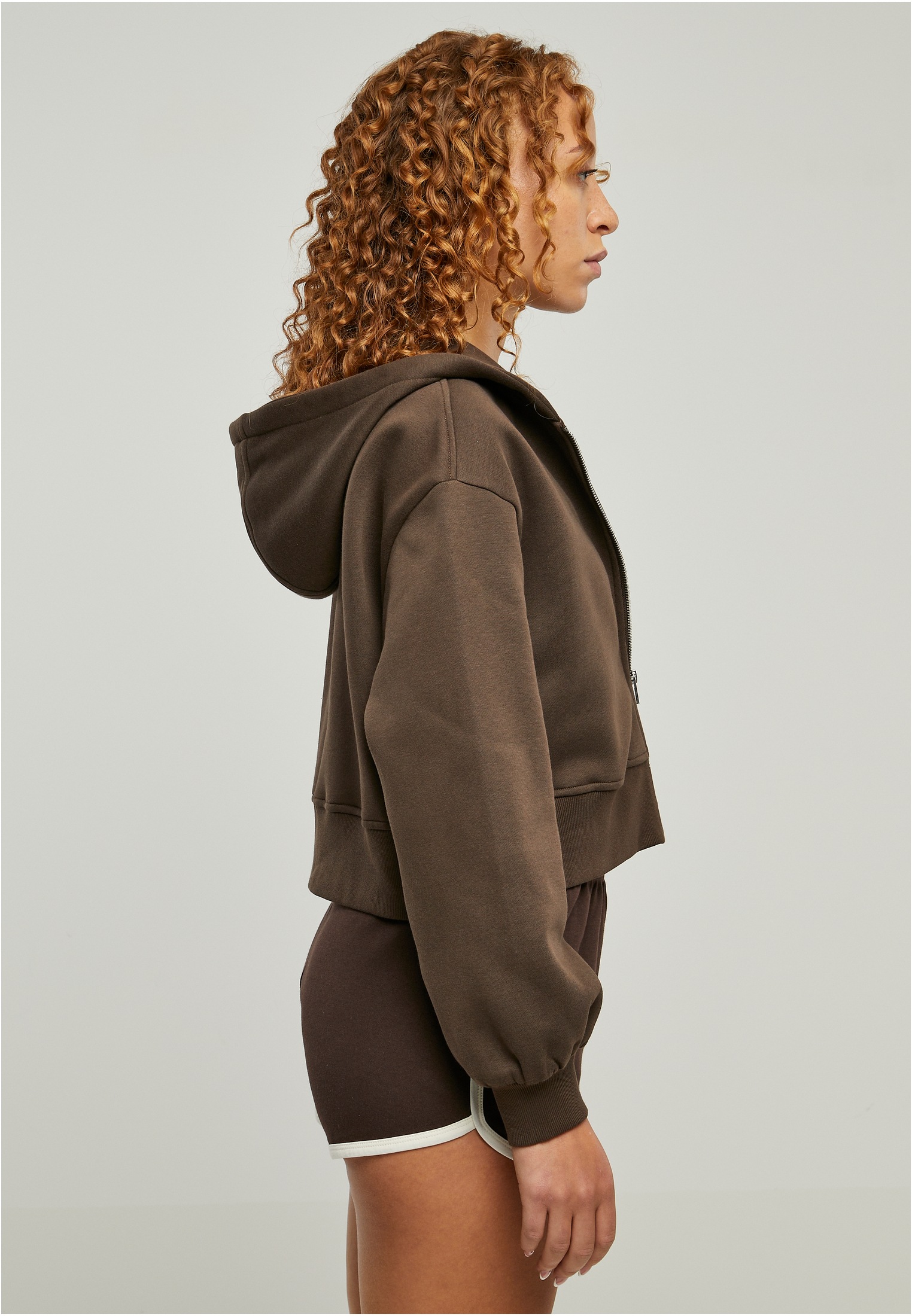 Ladies Short »Damen kaufen Sweatjacke (1 CLASSICS Zip online URBAN Jacket«, walking | Oversized tlg.) I\'m
