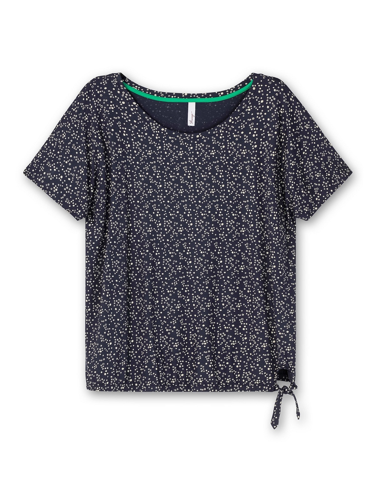 Sheego T-Shirt »Große Größen«, mit Gummizugbund und Knotendetail kaufen |  I\'m walking | V-Shirts