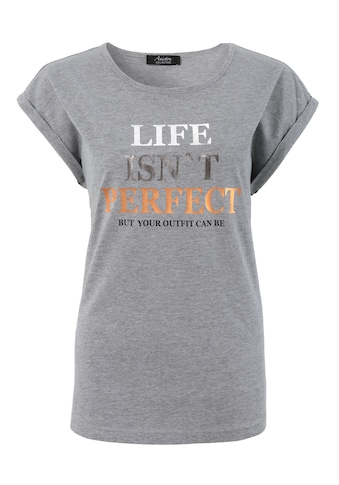 Aniston SELECTED T-Shirt, mit mehrfarbigem Foliendruck kaufen