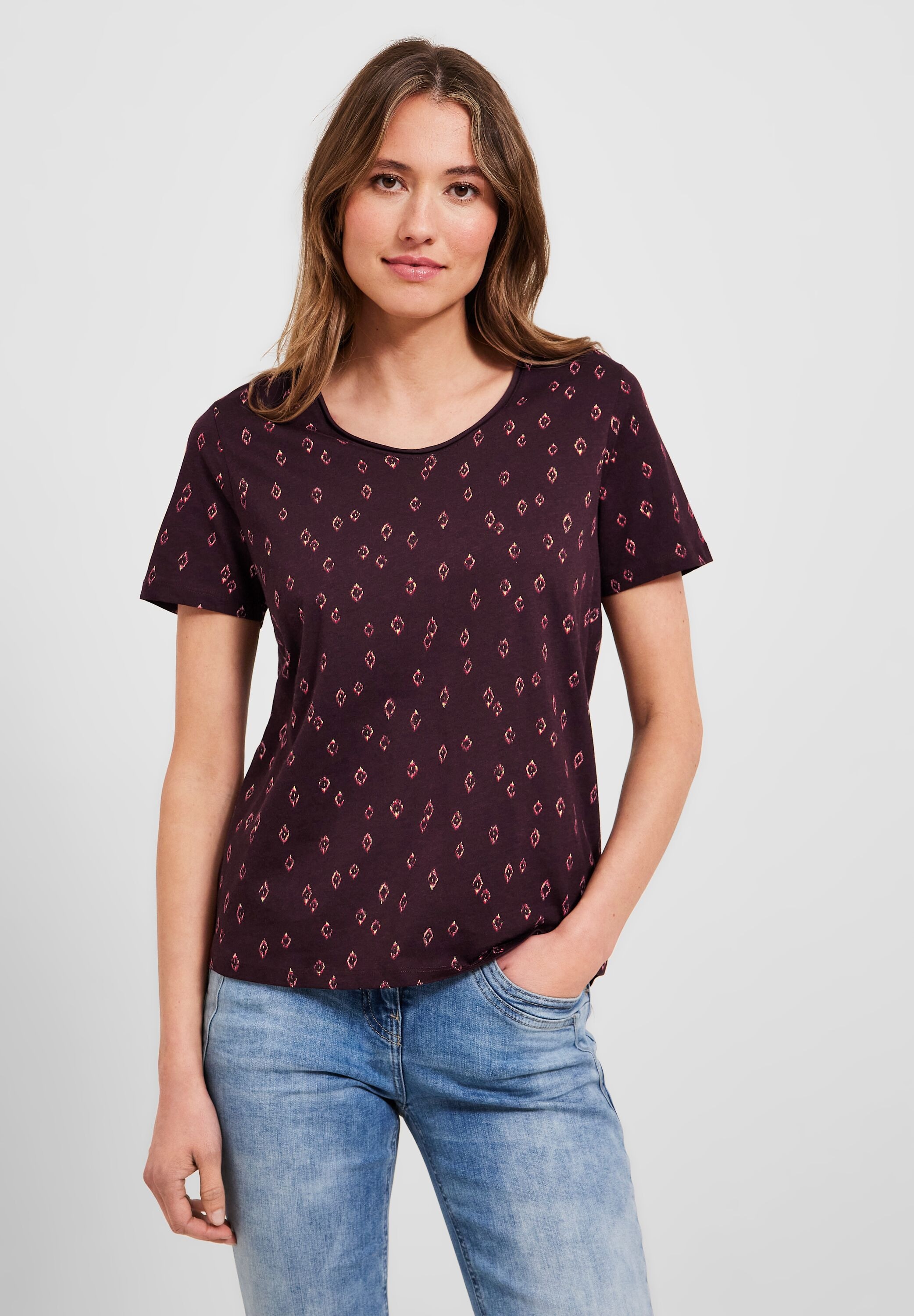 Cecil V-Shirt, aus reiner Baumwolle kaufen