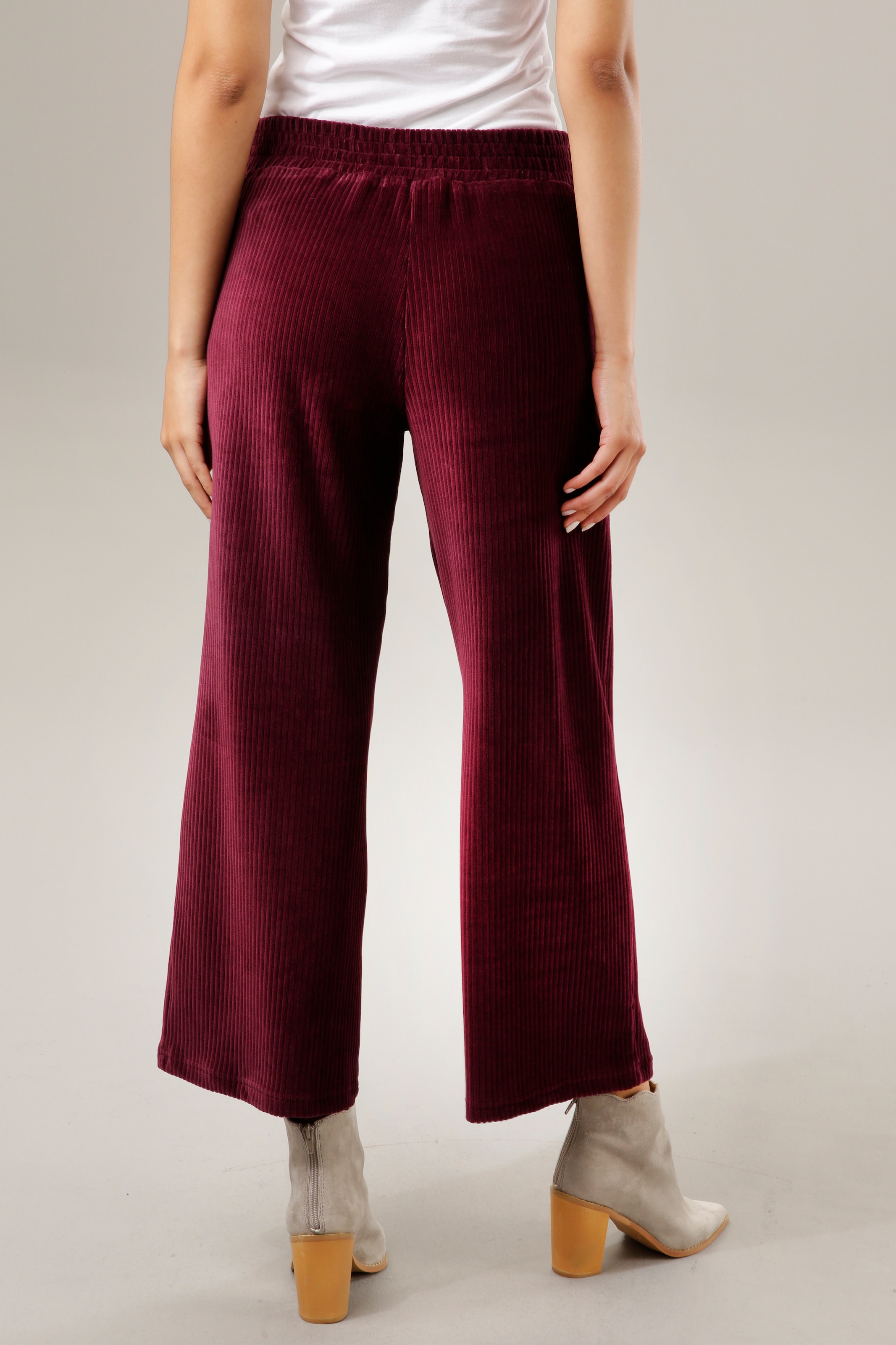 Aniston CASUAL Culotte-Form Cordhose, online in trendiger