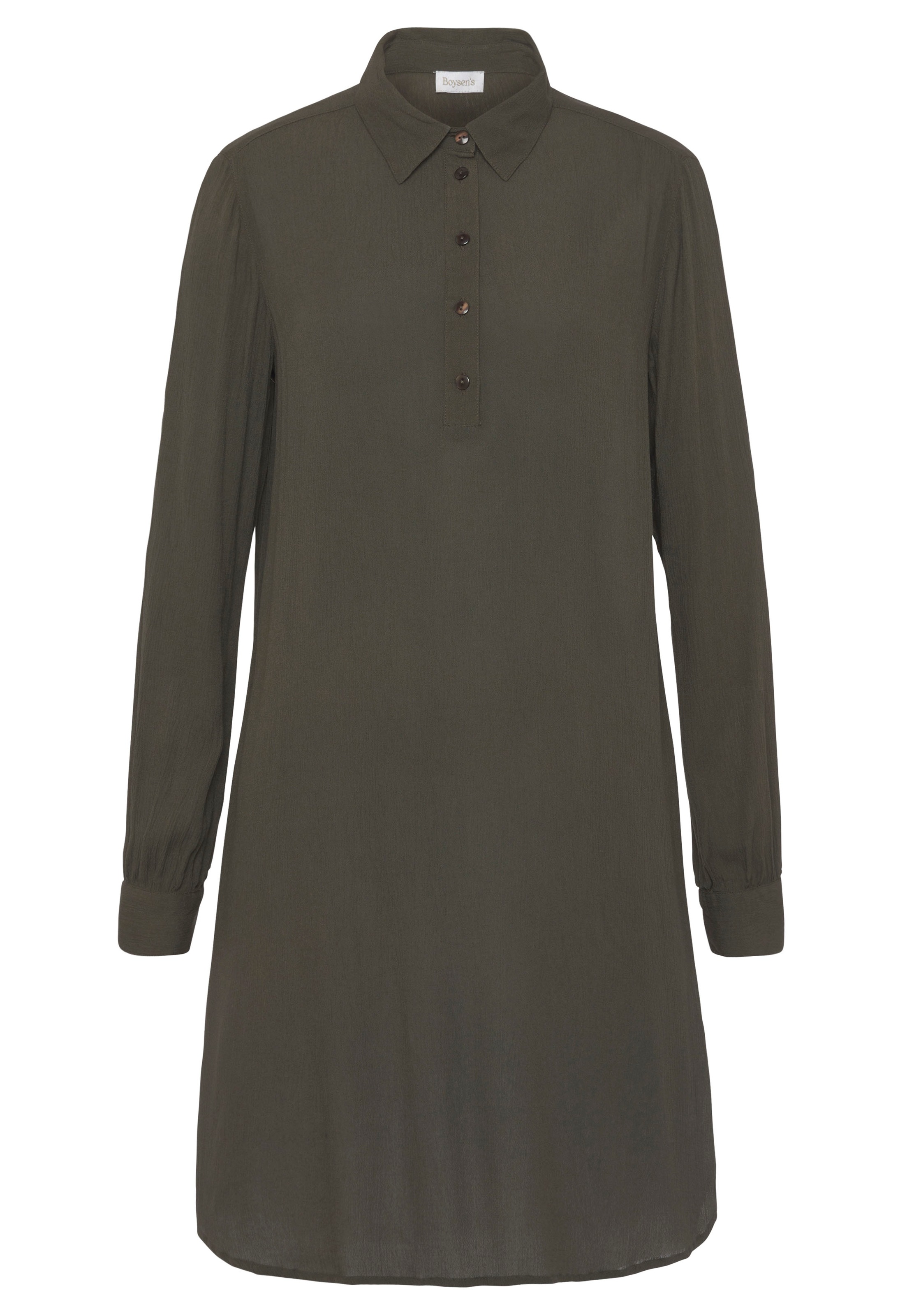 Boysen's Hemdblusenkleid, aus Crincle-Stoff NEUE KOLLEKTION kaufen