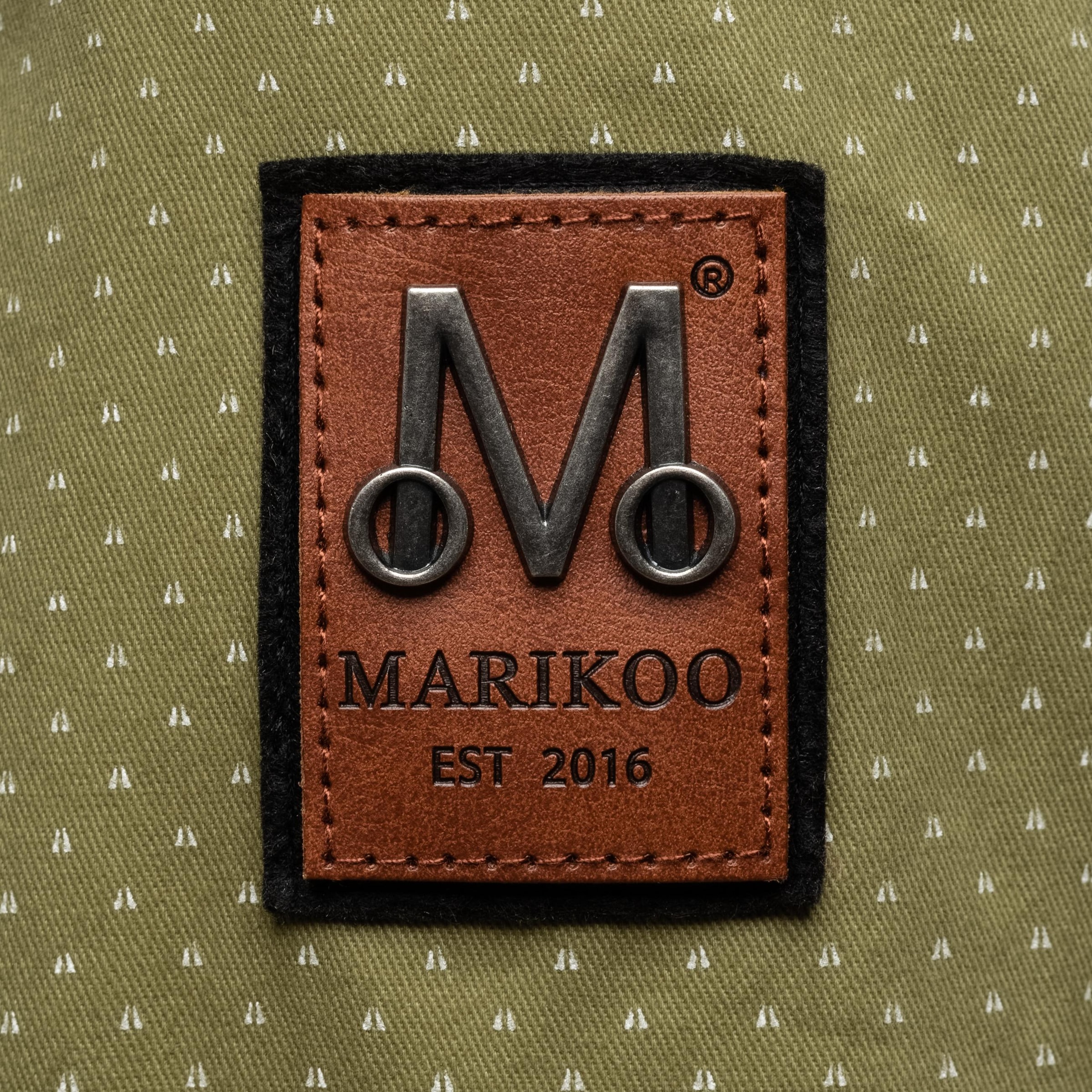 Marikoo Outdoorjacke »Nyokoo«, mit kaufen Baumwoll großer Kapuze | Kapuze, modische walking Übergangsjacke mit I\'m