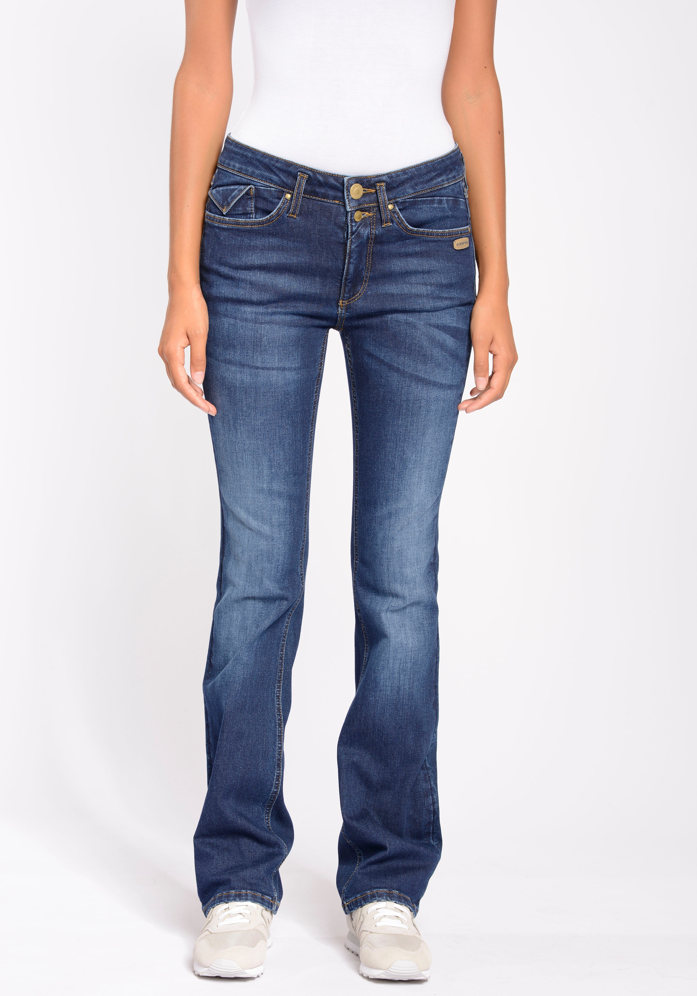 GANG Bootcut-Jeans »94ELISA BOOTCUT«, LIGHT der LINE aus Stretch mit ECO Bio-Baumwolle bestellen und