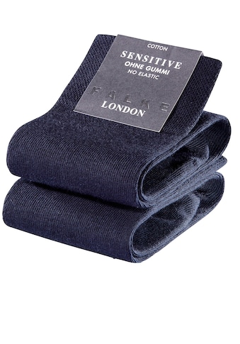 FALKE Socken »Sensitive London«, (2 Paar), mit sensitve Bündchen ohne Gummi kaufen