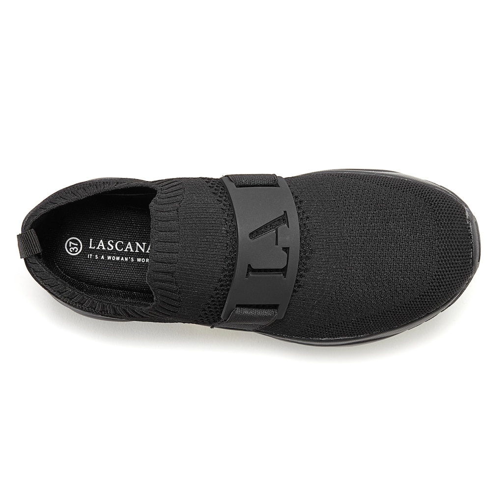 LASCANA ACTIVE Slip-On Sneaker, mit dekorativem Band und Chunky Sohle VEGAN