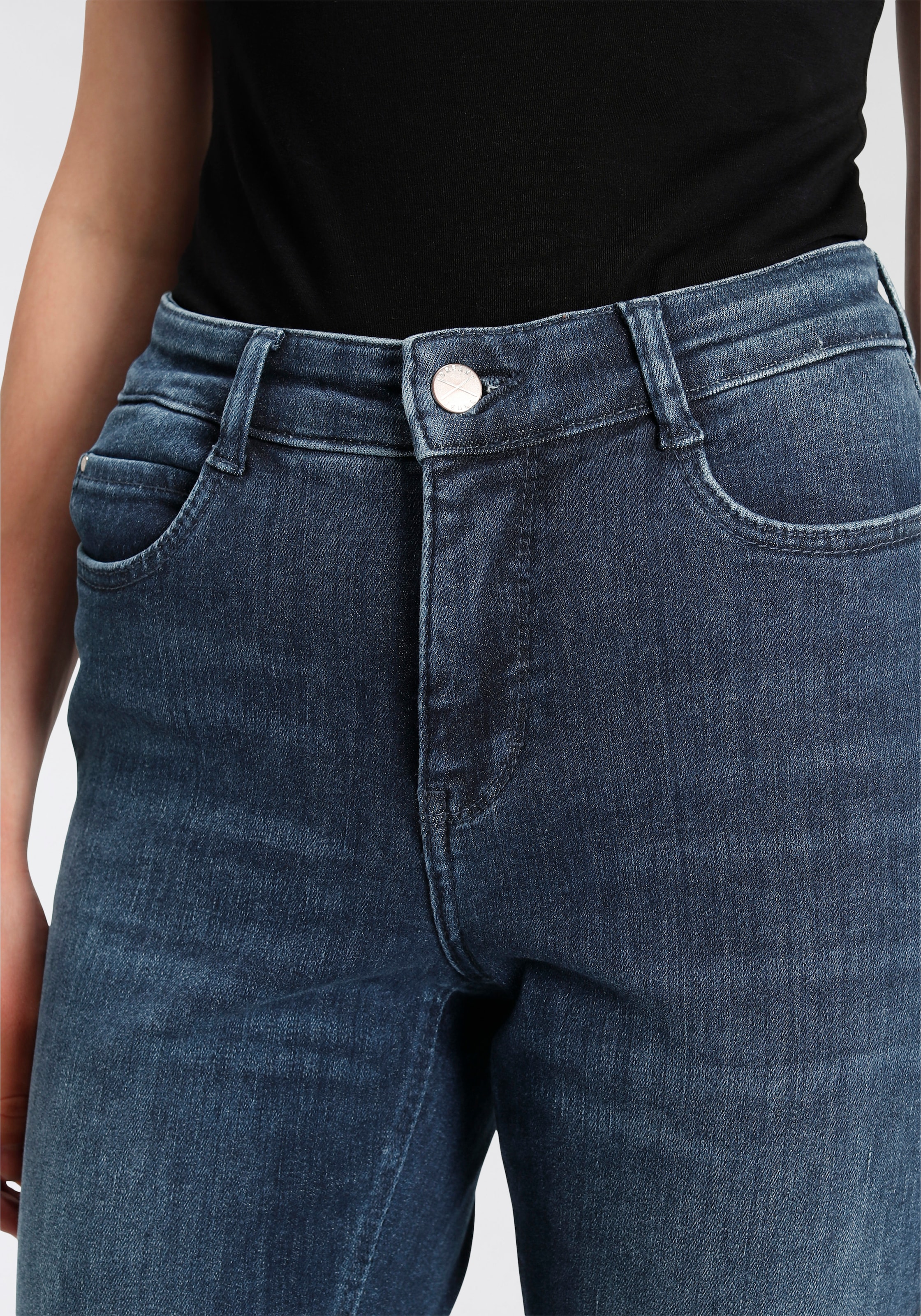 Bootcut-Jeans walking mit MAC geschnitten leicht ausgestelltem I\'m | shoppen »Dream-Boot«, Bein Gerade
