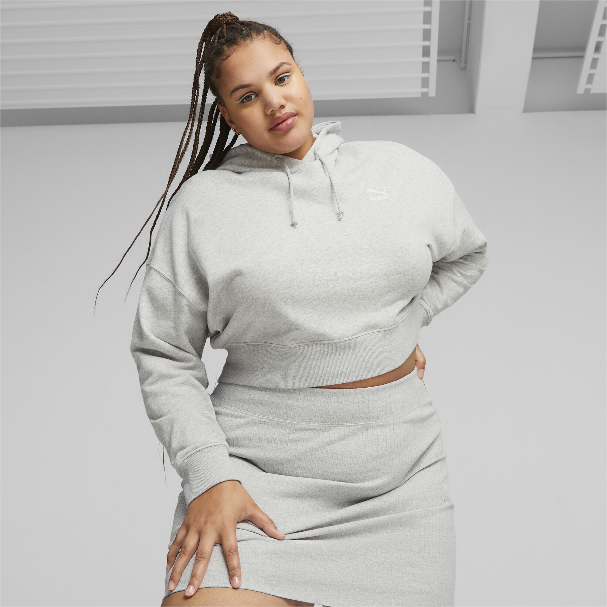 PUMA Sweatshirt »Classics Cropped Hoodie Damen« shoppen | I\'m walking