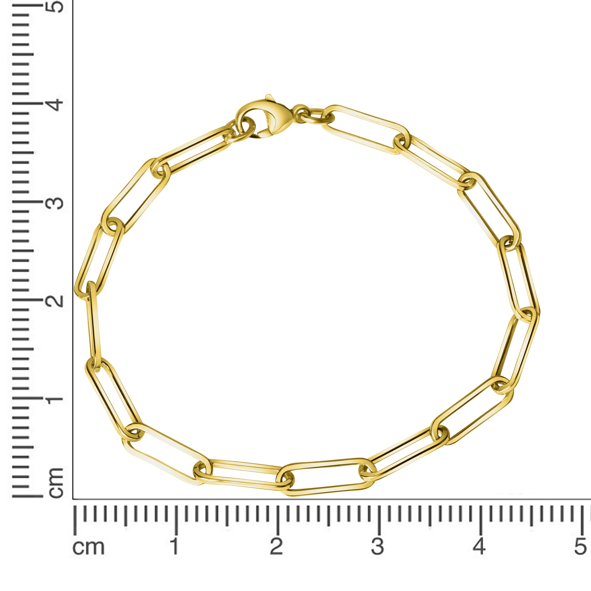 Vivance Armband »925/- Sterlingsilber Gliederarmband glanz vergoldet 19 cm«  online kaufen | I\'m walking