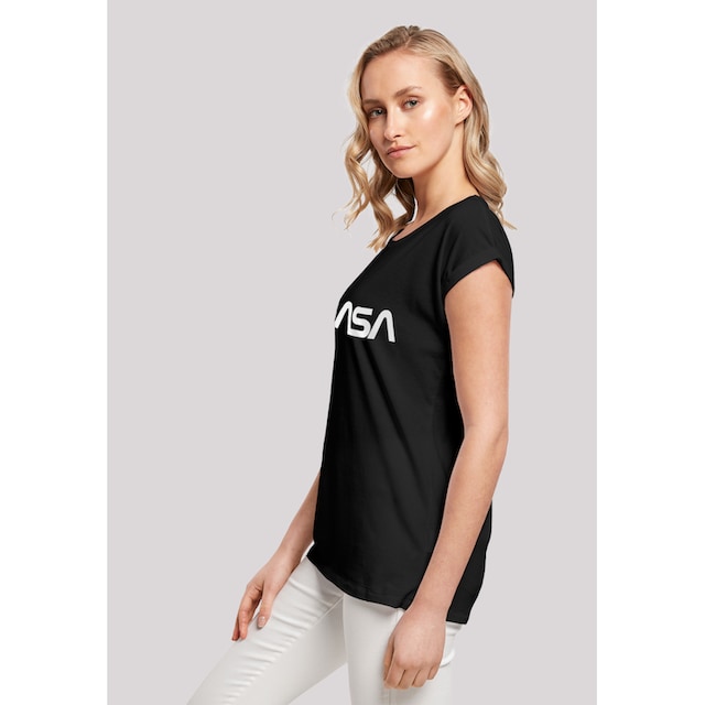 Modern Damen,Premium Black«, Merch,Regular-Fit,Kurze Logo »NASA T-Shirt shoppen | F4NT4STIC Ärmel,Bedruckt walking I\'m