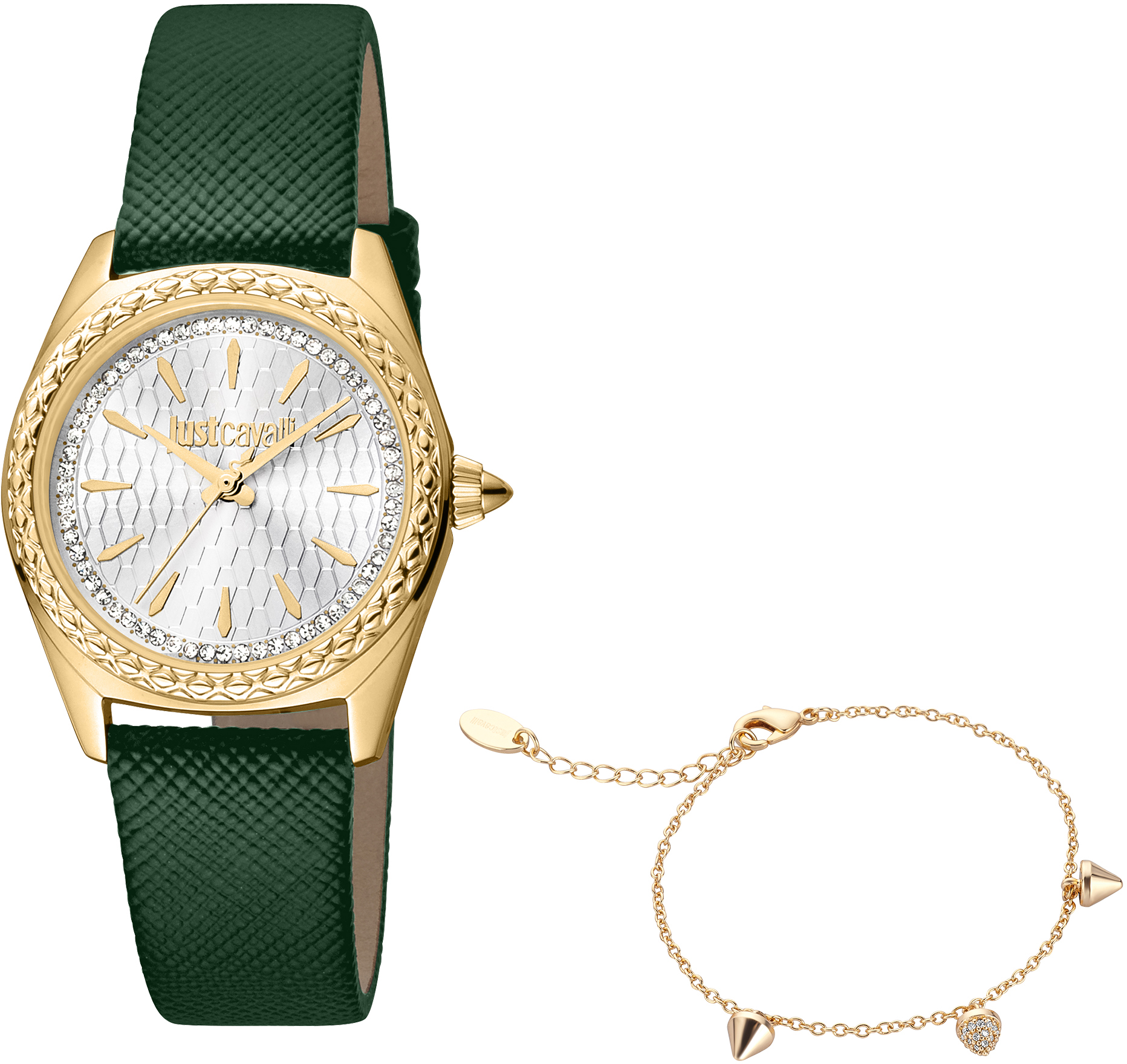 Quarzuhr »JC FASHION, JC1L239L0025«, (Set, 2 tlg., mit Armband)