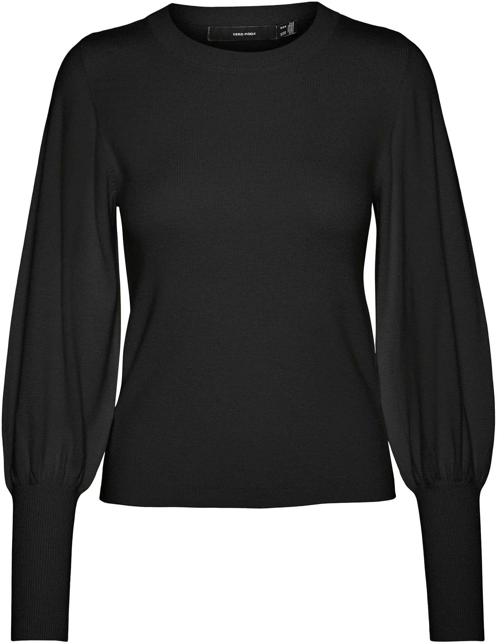 Vero Moda Rundhalspullover »VMHOLLYKARISPUFF LS O-NECK PULLOV GA BOO« kaufen