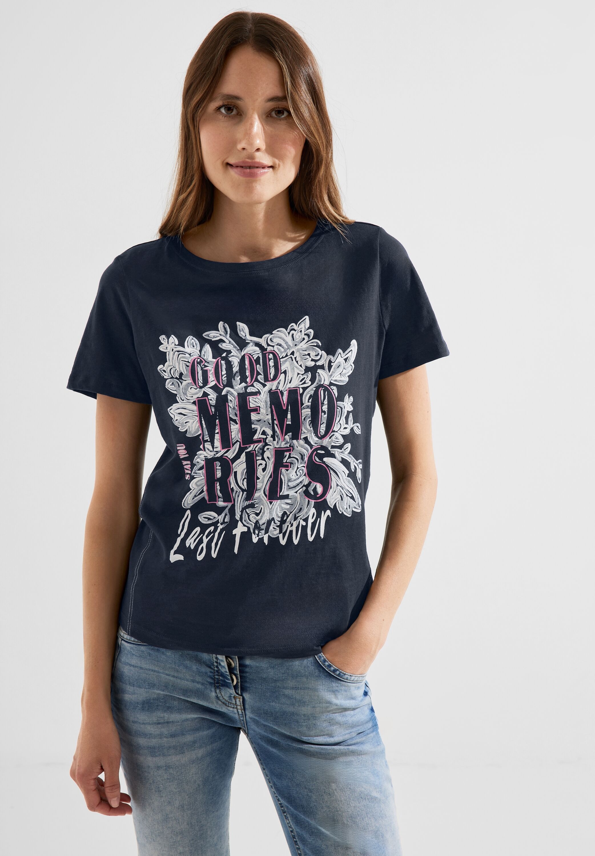 Cecil T-Shirt, mit Fotoprint I\'m walking | kaufen