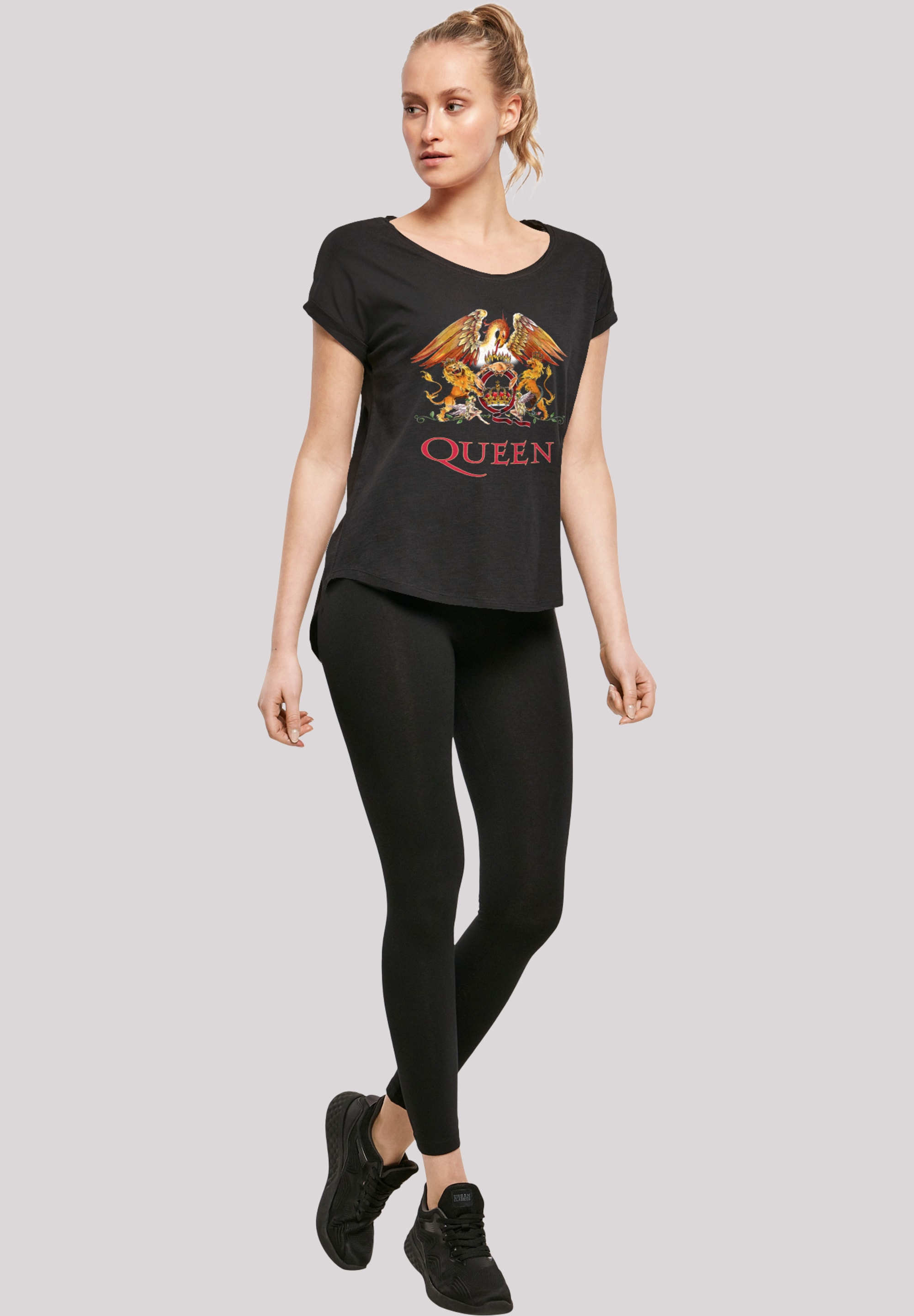 F4NT4STIC T-Shirt »Queen | bestellen Print I\'m Black«, Crest Rockband Classic walking