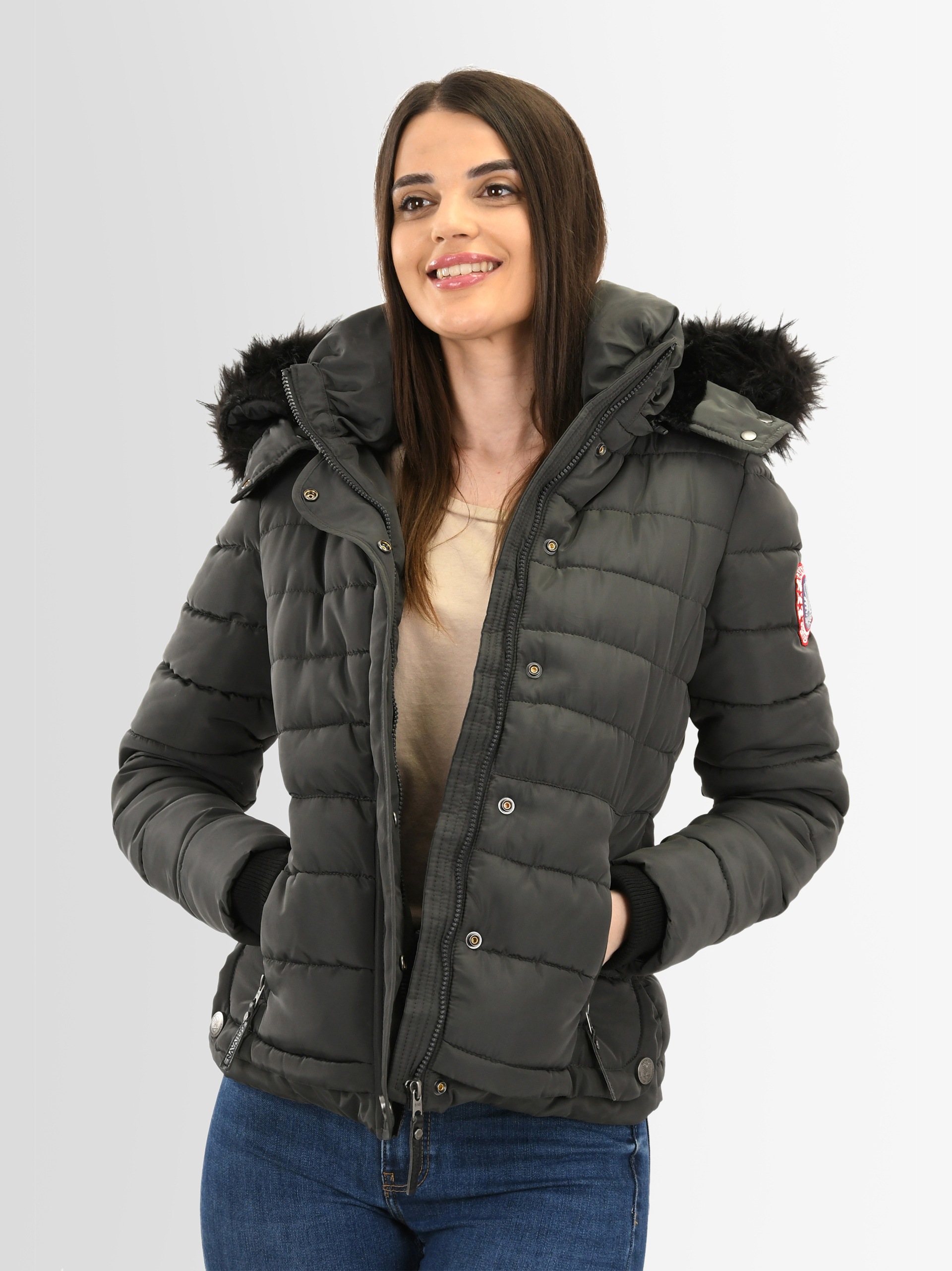 Navahoo Steppjacke »Chloe«, mit kaufen abnehmbarer Winterjacke Kapuze hochwertige