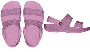Crocs Badesandale »Classic Crocs Glitter Sandal T«, für Glitzer aktuell | mit I\'m allover Kinder walking bei