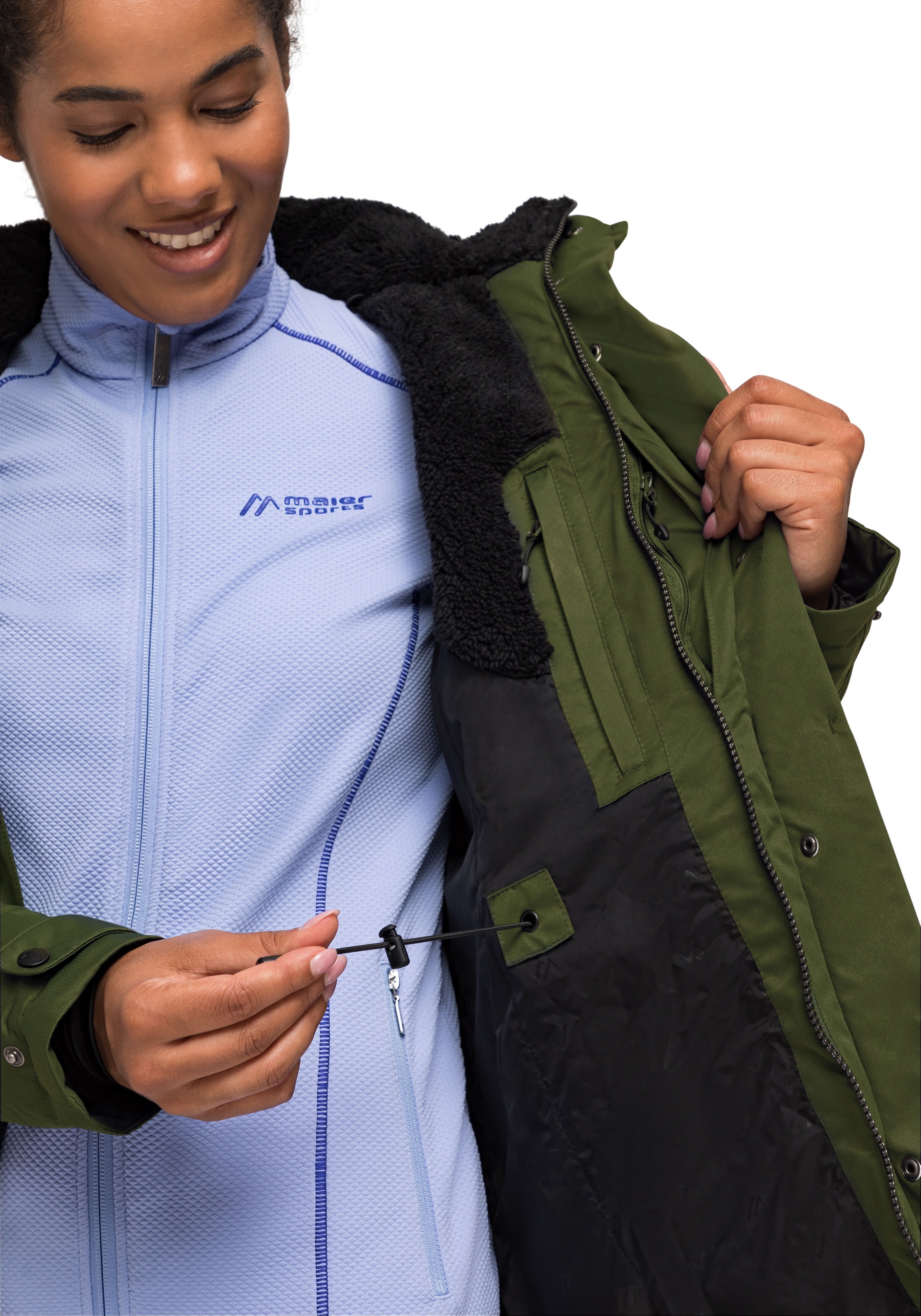 kaufen mit 2«, Wetterschutz Outdoor-Mantel Funktionsjacke vollem Maier »Lisa Sports