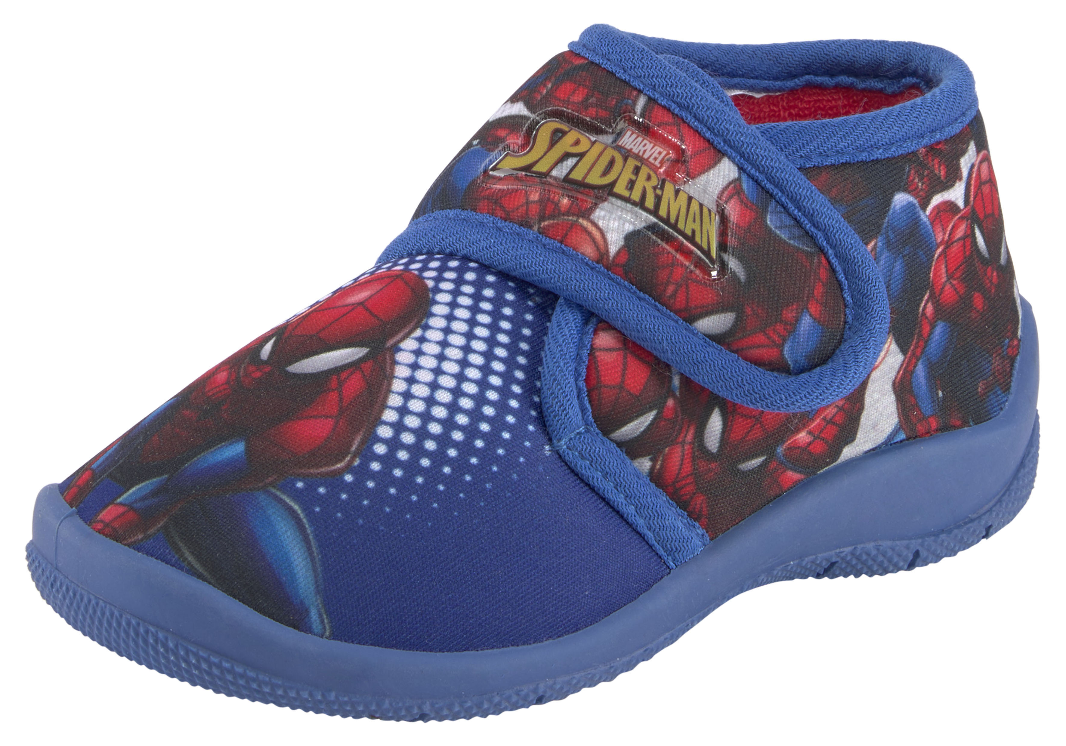 Hausschuh »Spiderman«, mit Klettverschluss