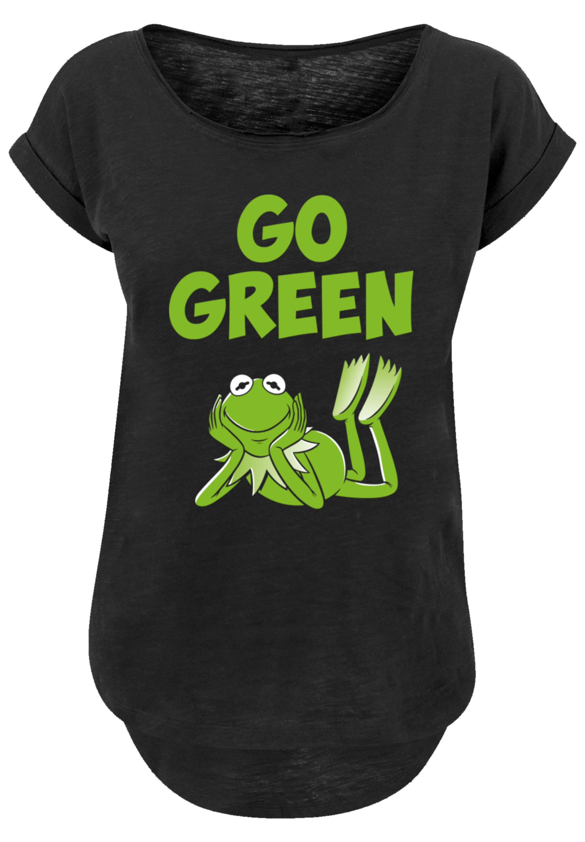 Premium | T-Shirt »Disney Qualität Green«, Muppets F4NT4STIC walking I\'m Go