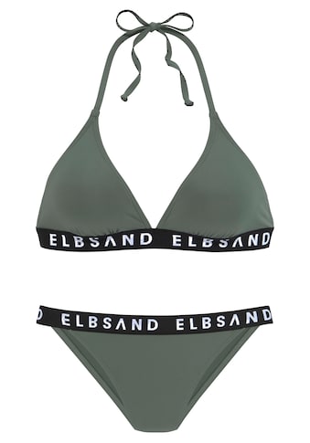 Elbsand Triangel-Bikini, mit Markenschriftzügen in Kontrastfarbe kaufen