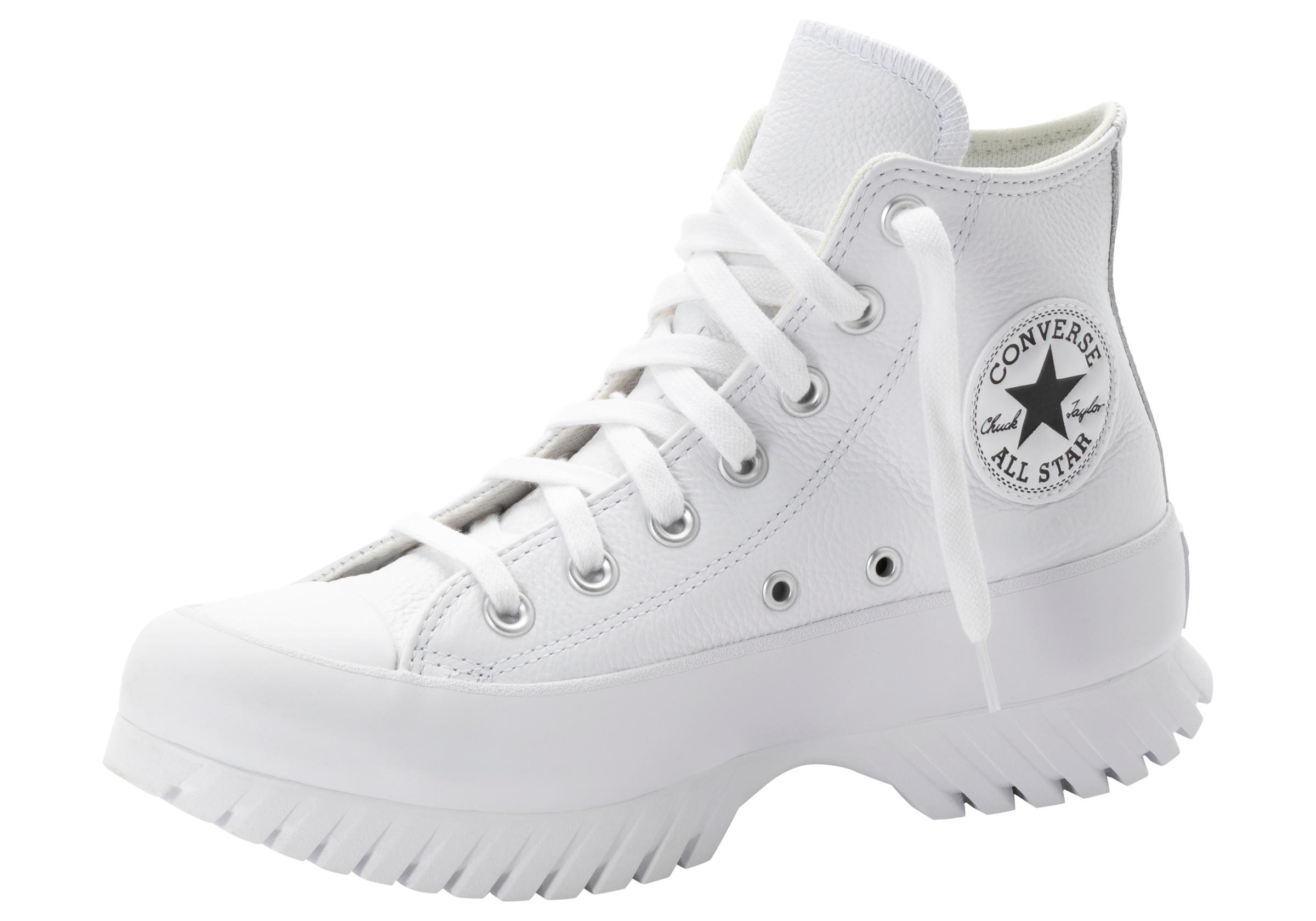 Leather womens 2025 converse sneakers