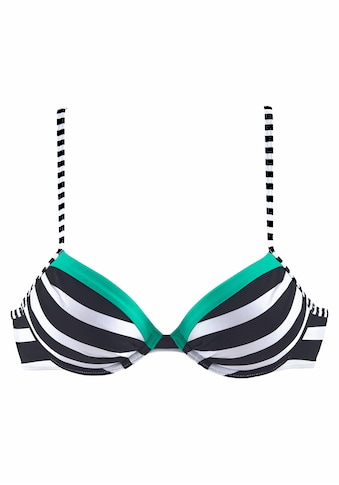 KangaROOS Push-Up-Bikini-Top »Anita«, im sportlichen Blockstreifendesign kaufen