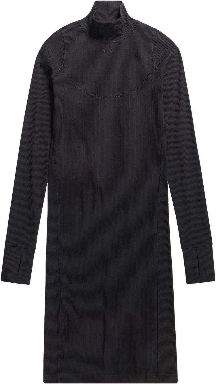 Minikleid »Slim rib dress mock«