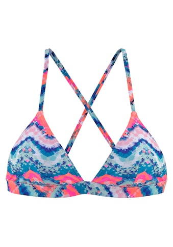 Venice Beach Triangel-Bikini-Top »Face«, mit sommerlichem Print kaufen