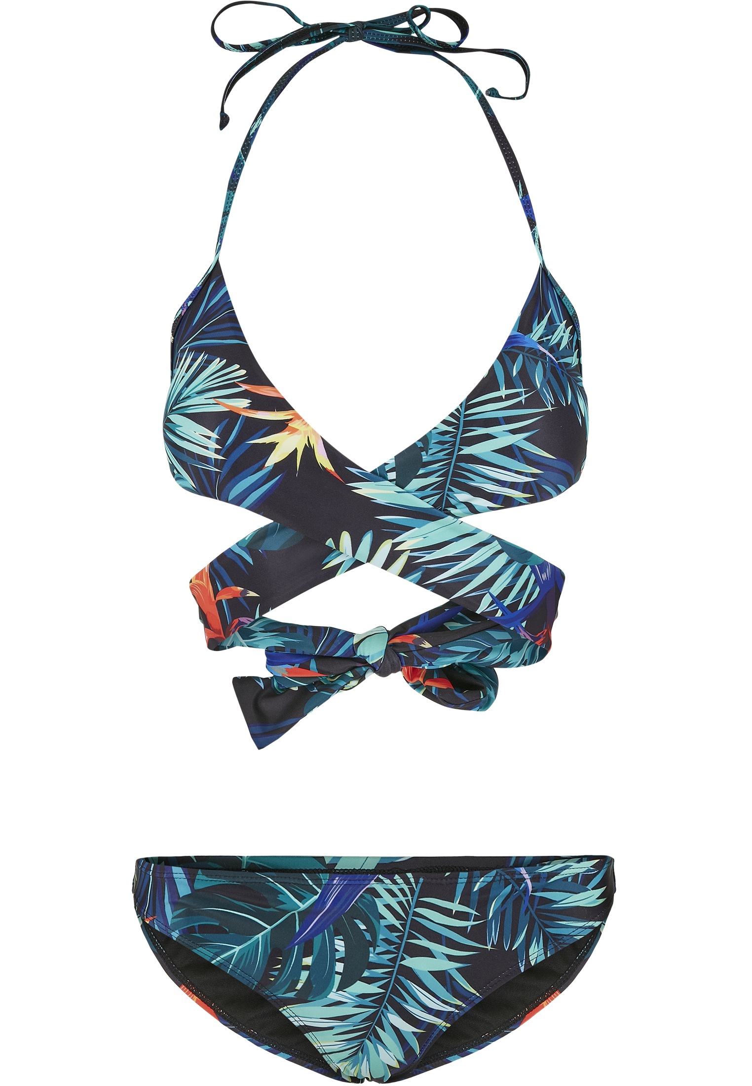 URBAN CLASSICS Bügel-Tankini »Urban Classics Damen Ladies Draped Pattern Bikini« kaufen