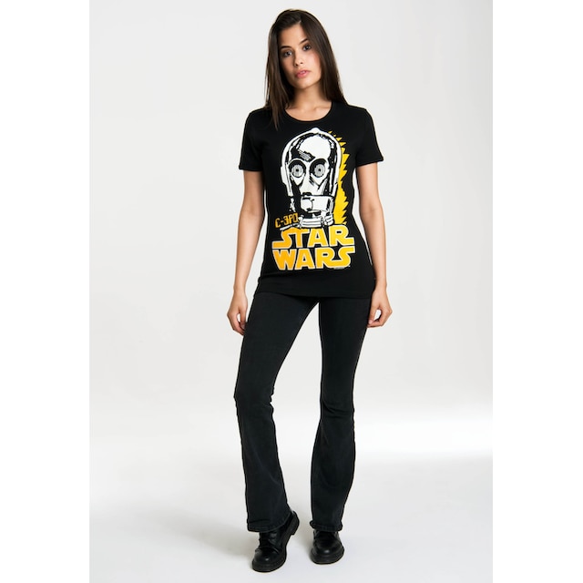 LOGOSHIRT T-Shirt »C-3PO«, mit lizenziertem Originaldesign shoppen