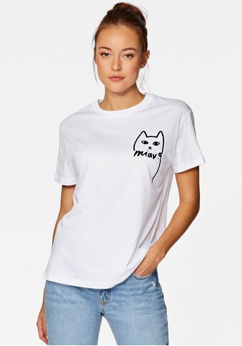 Mavi T-Shirt »CAT PRINTED TEE«, mit Katzen Frontdruck kaufen