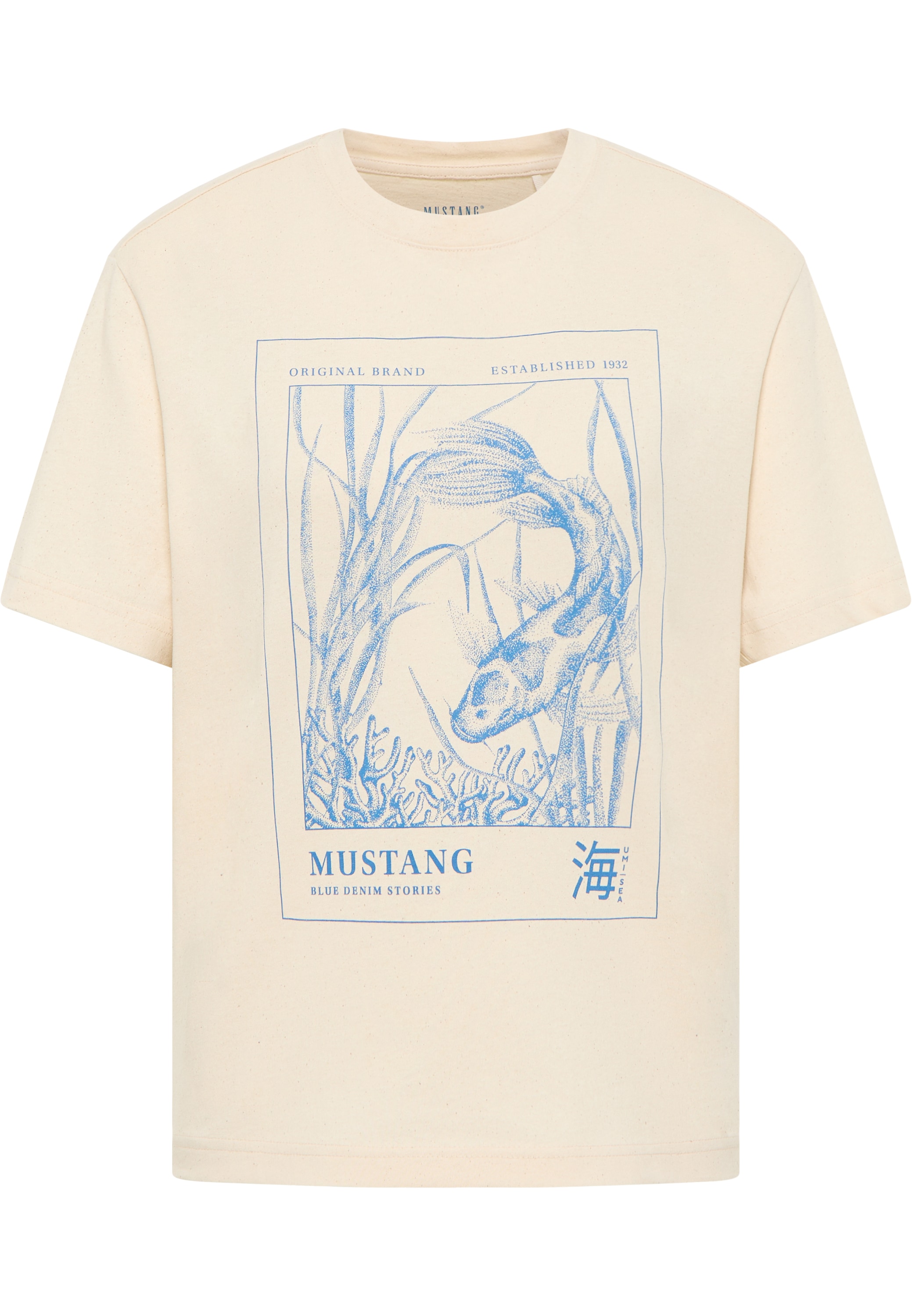 I\'m T-Shirt Kurzarmshirt walking »Mustang MUSTANG online T-Shirt« |