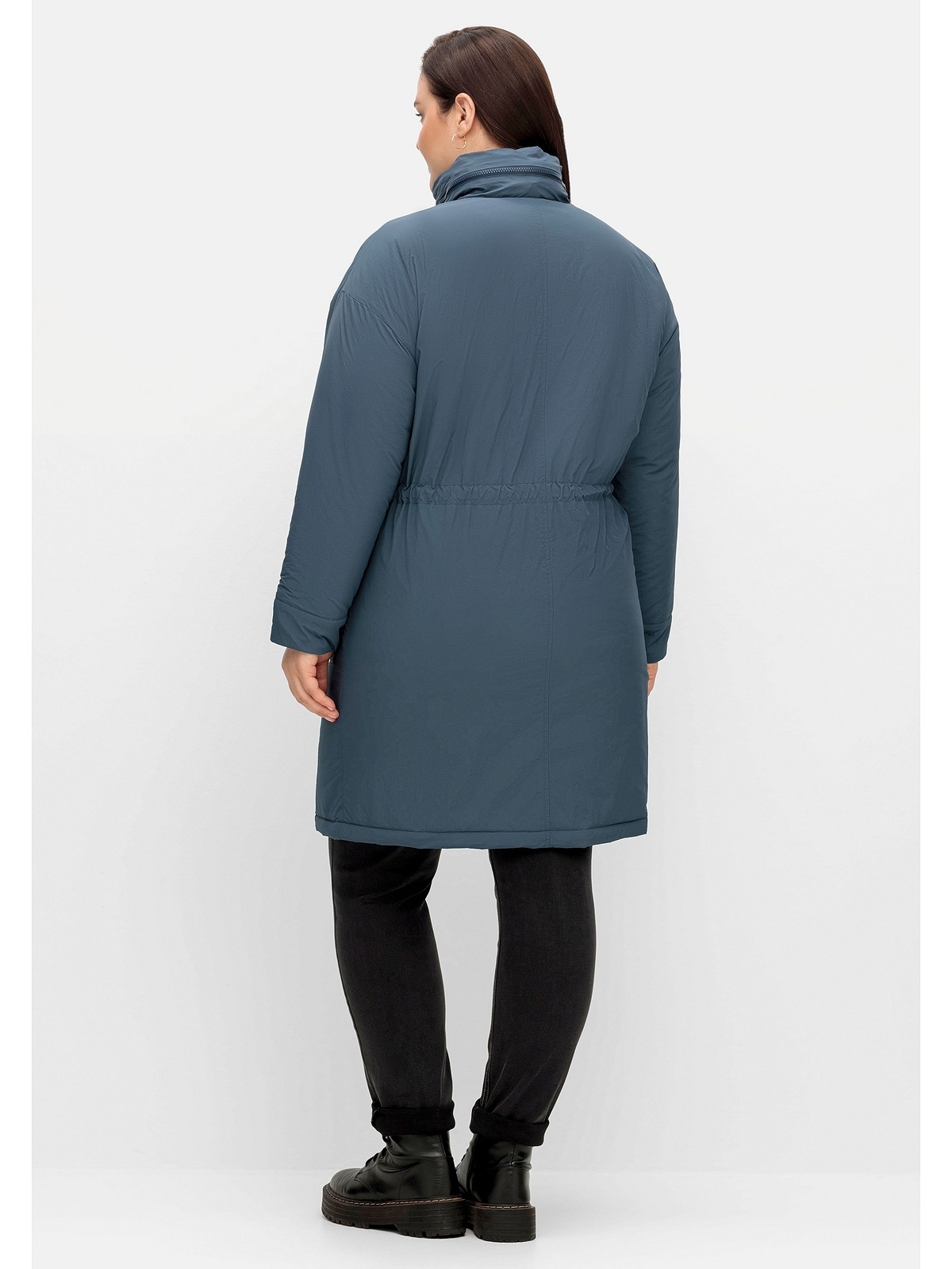 Sheego Kurzmantel »Große Größen«, mit wasserabweisend online Taillentunnelzug