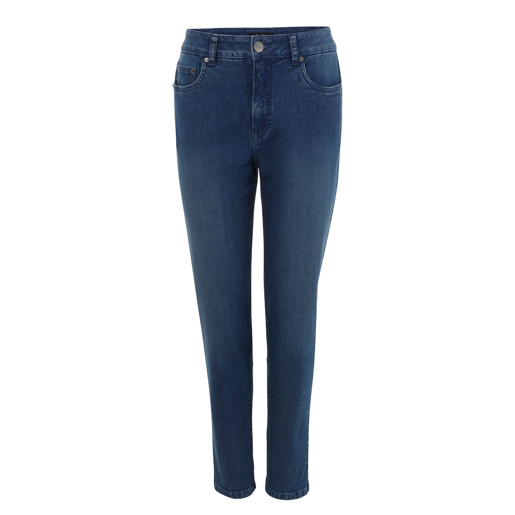 Aniston CASUAL Mom-Jeans mit dezentem Used-Look