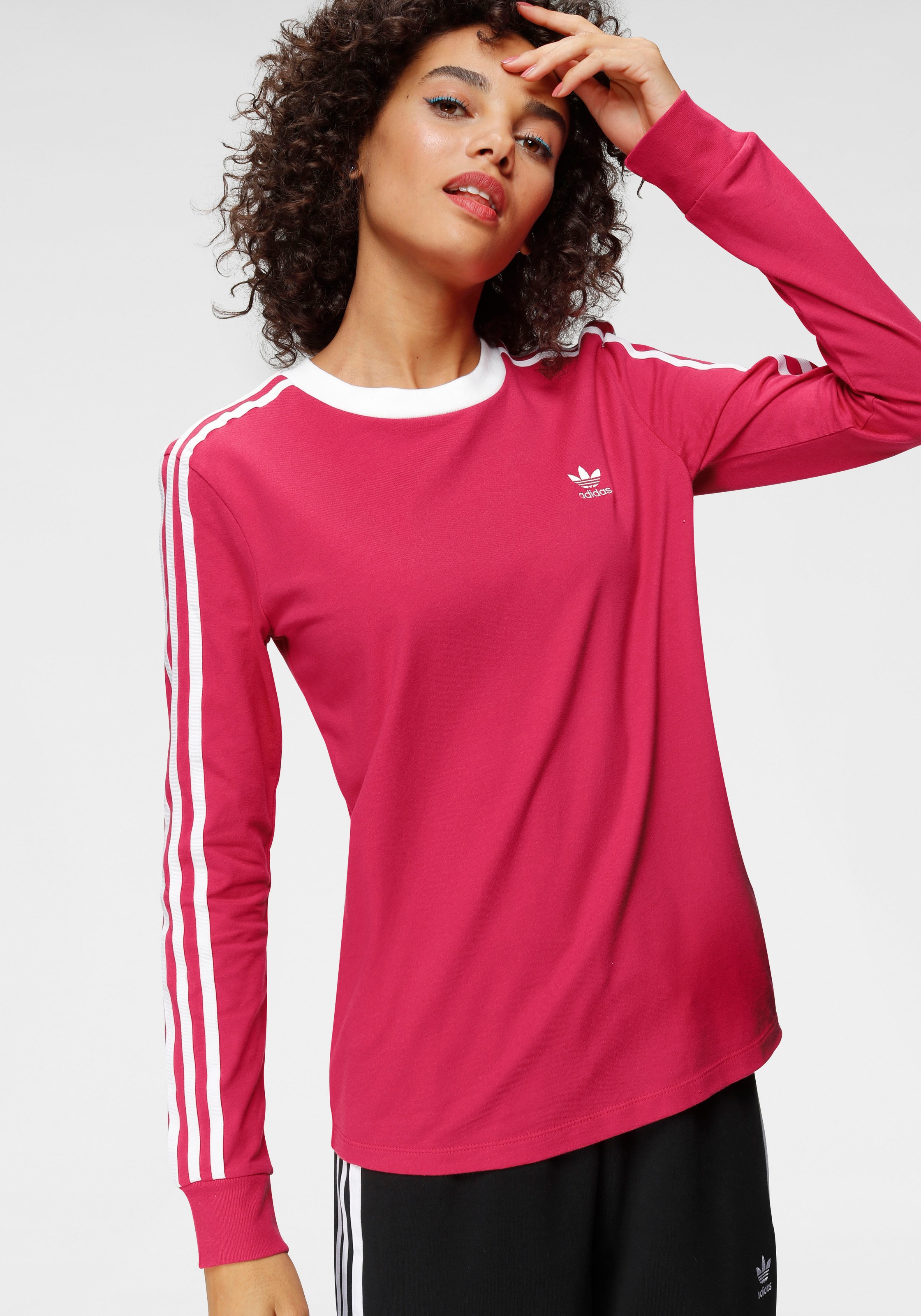 Adidas Originals Langarmshirt 3 Streifen Longsleeve Kaufen I M Walking