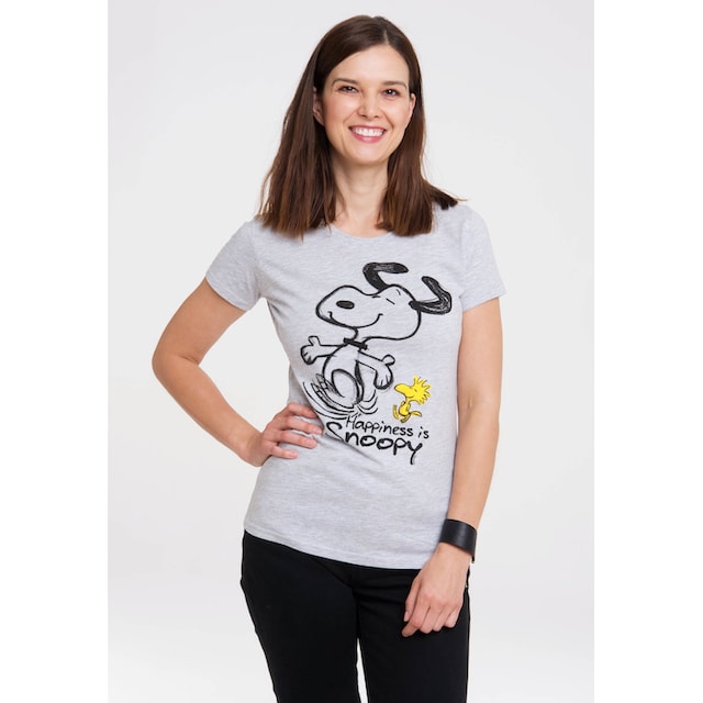 LOGOSHIRT T-Shirt »Snoopy & Woodstock Happiness«, Print bestellen
