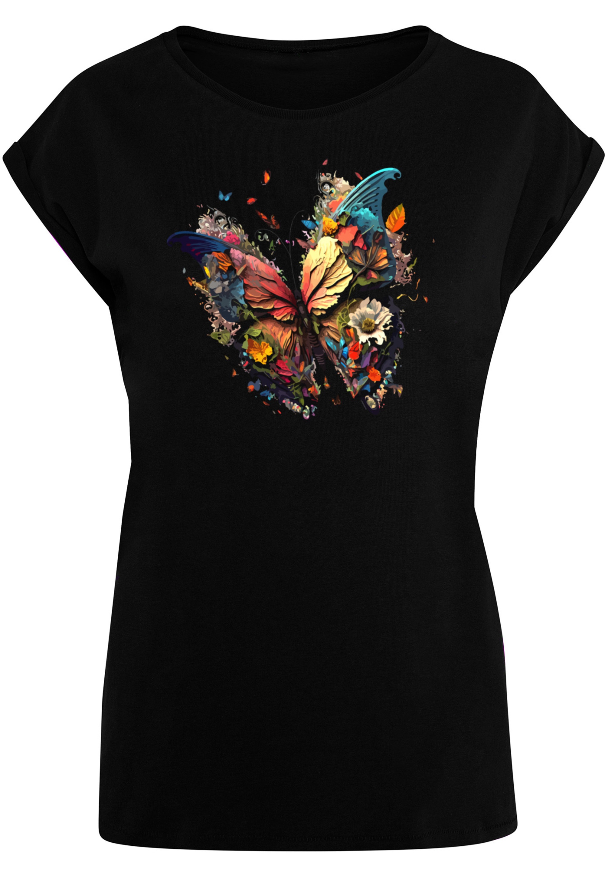 F4NT4STIC T-Shirt »Schmetterling Bunt«, Print bestellen | I\'m walking
