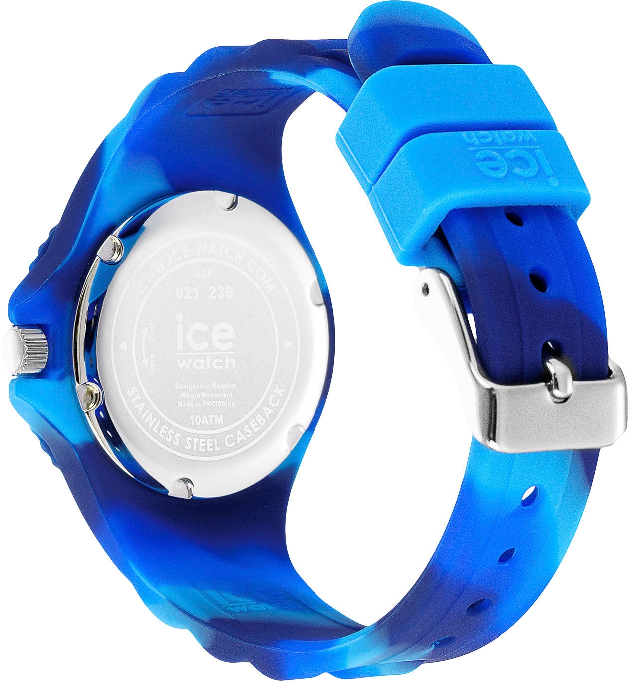 ice-watch Quarzuhr »ICE tie and dye - Blue shades - Extra-Small - 3H,  021236«, ideal auch als Geschenk kaufen | I\'m walking