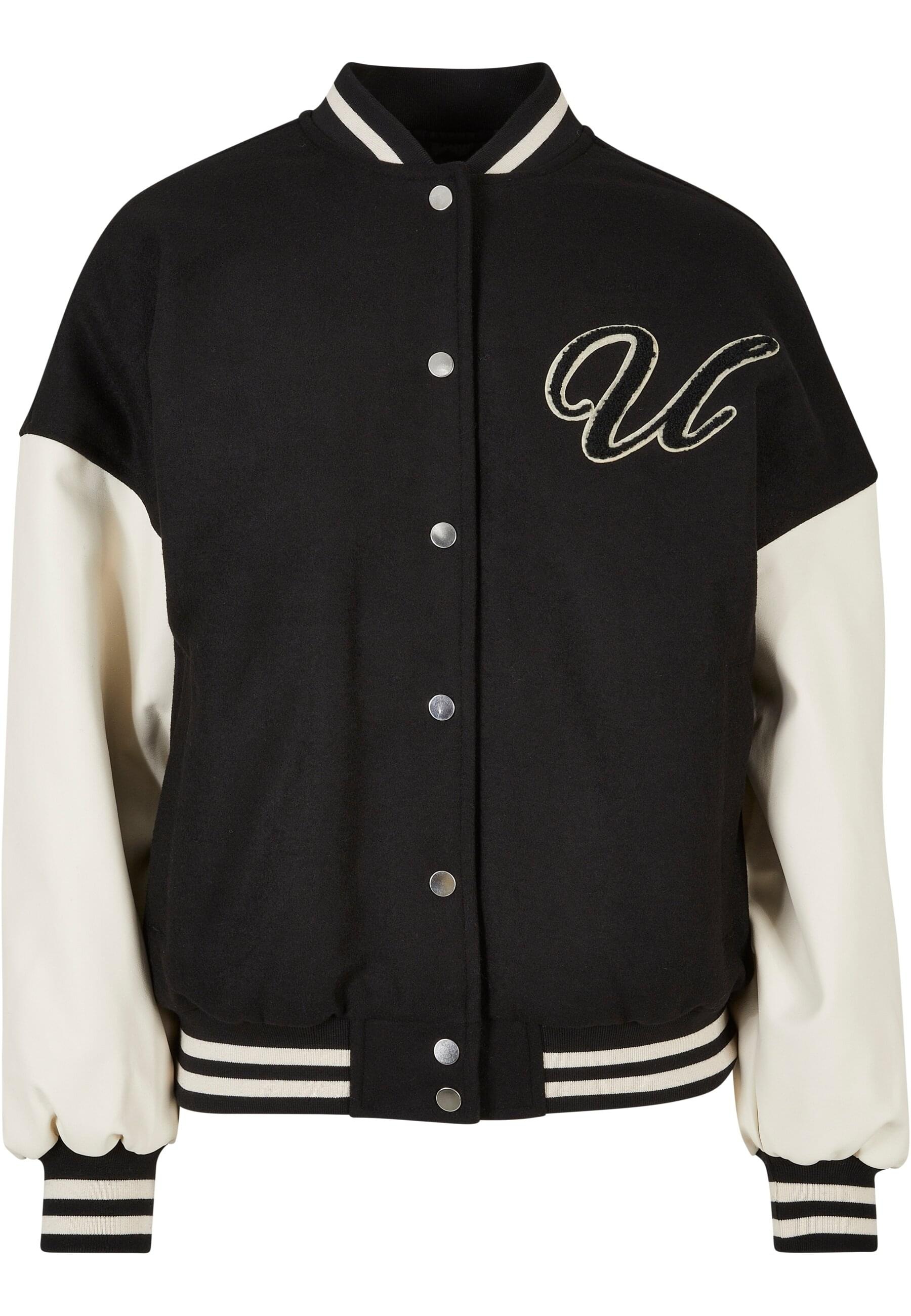 URBAN CLASSICS Collegejacke »Damen Ladies Oversized Big U College Jacket«, (1  St.), ohne Kapuze kaufen